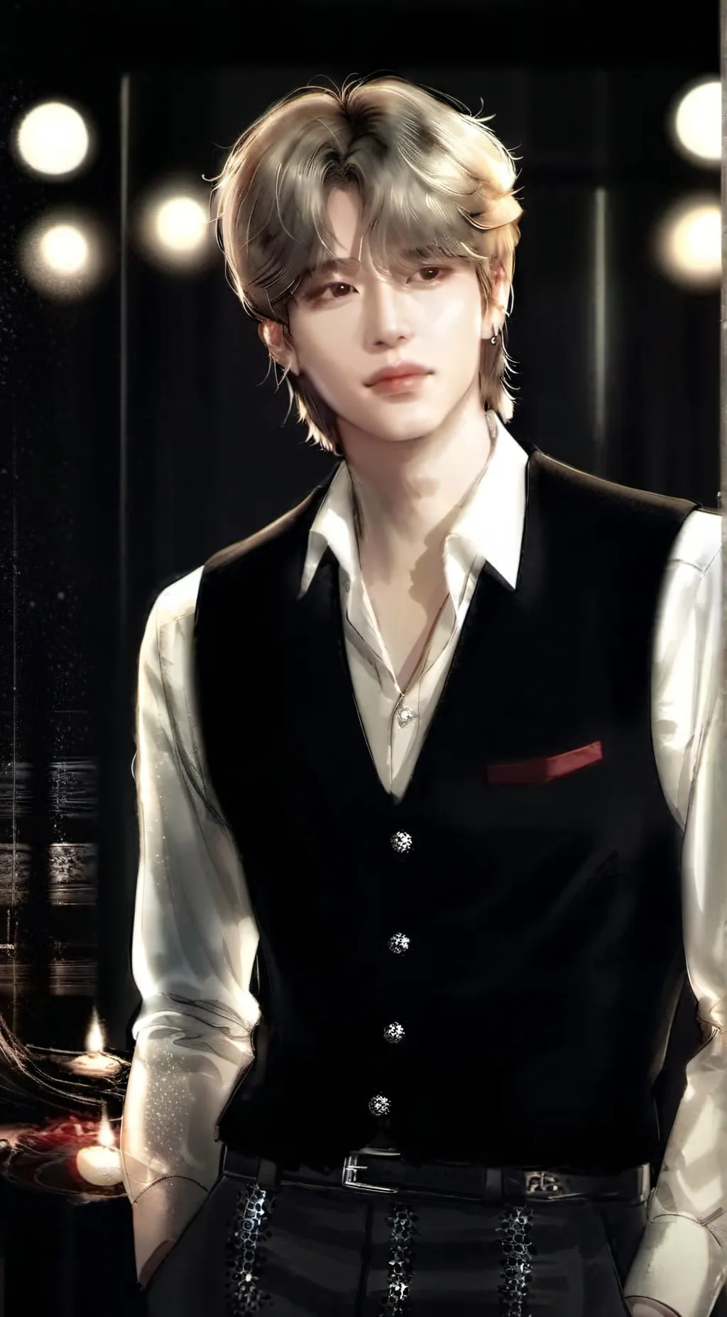 ai character: Leon background