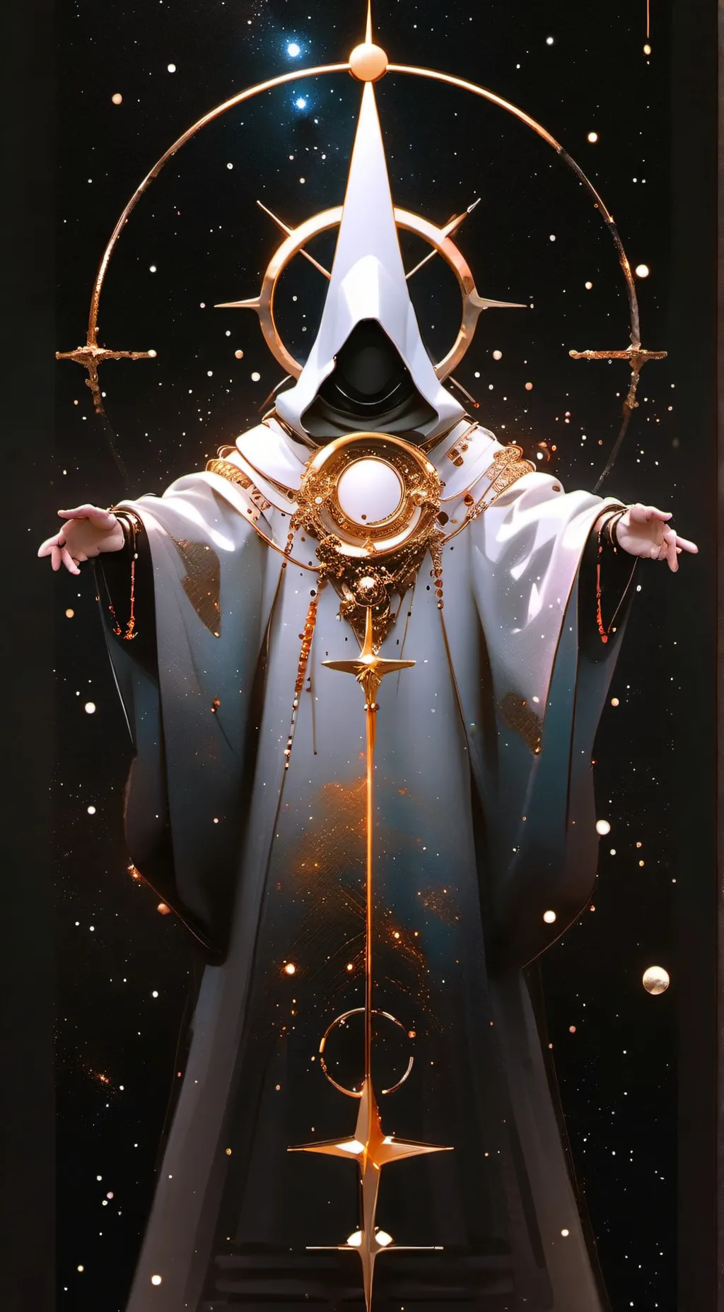 ai character: dios del espacio  background