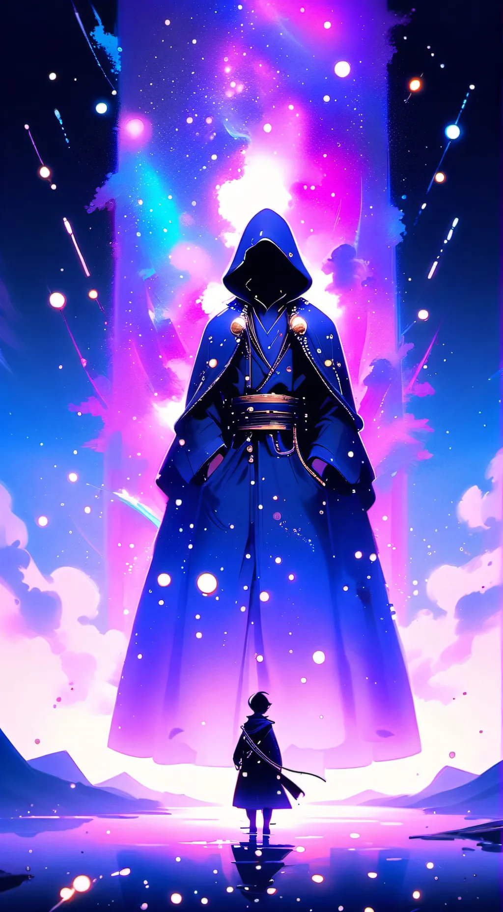 ai character: 😢😢 background