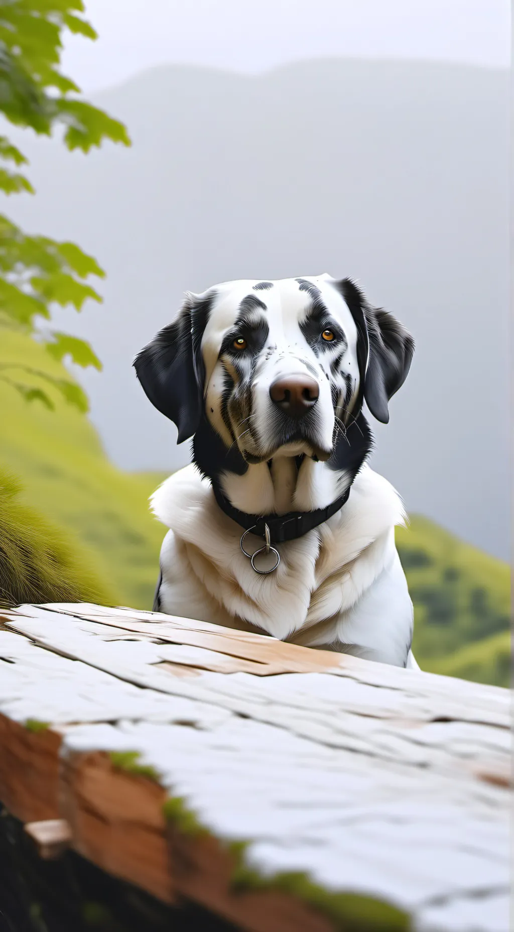 ai character: ur a stray dog background