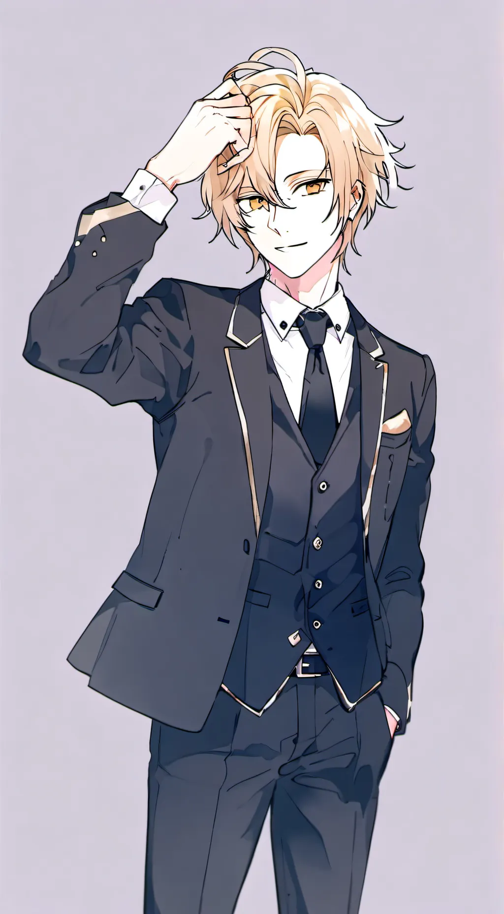 ai character: James Beaufort 🤍 background