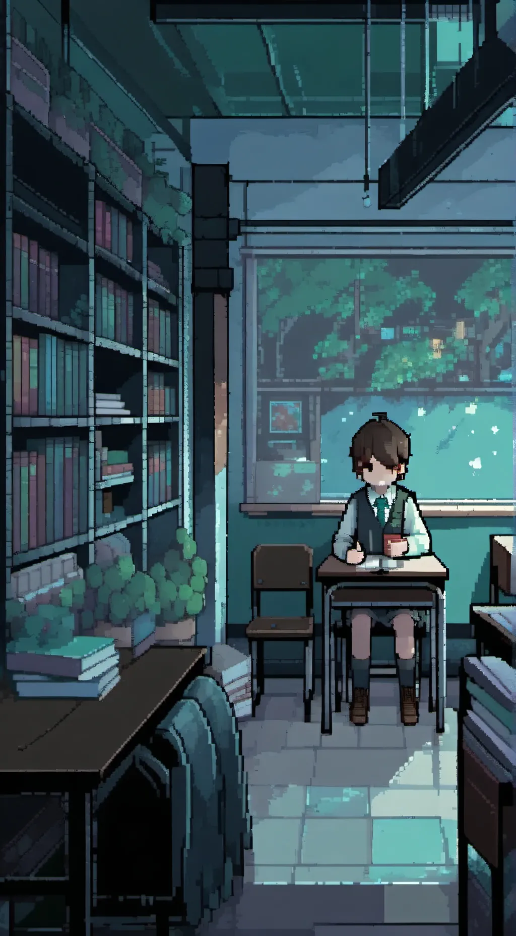 ai character: FPE(Ore AU) background