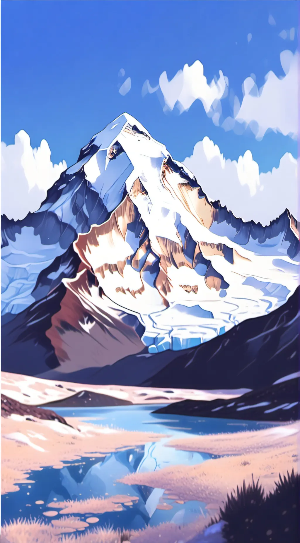 ai character: Antarctica background