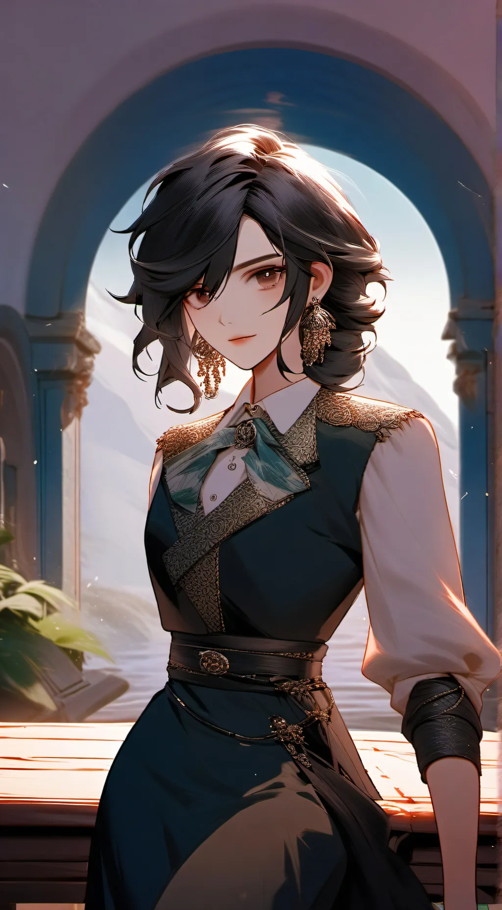 ai character: Ema background