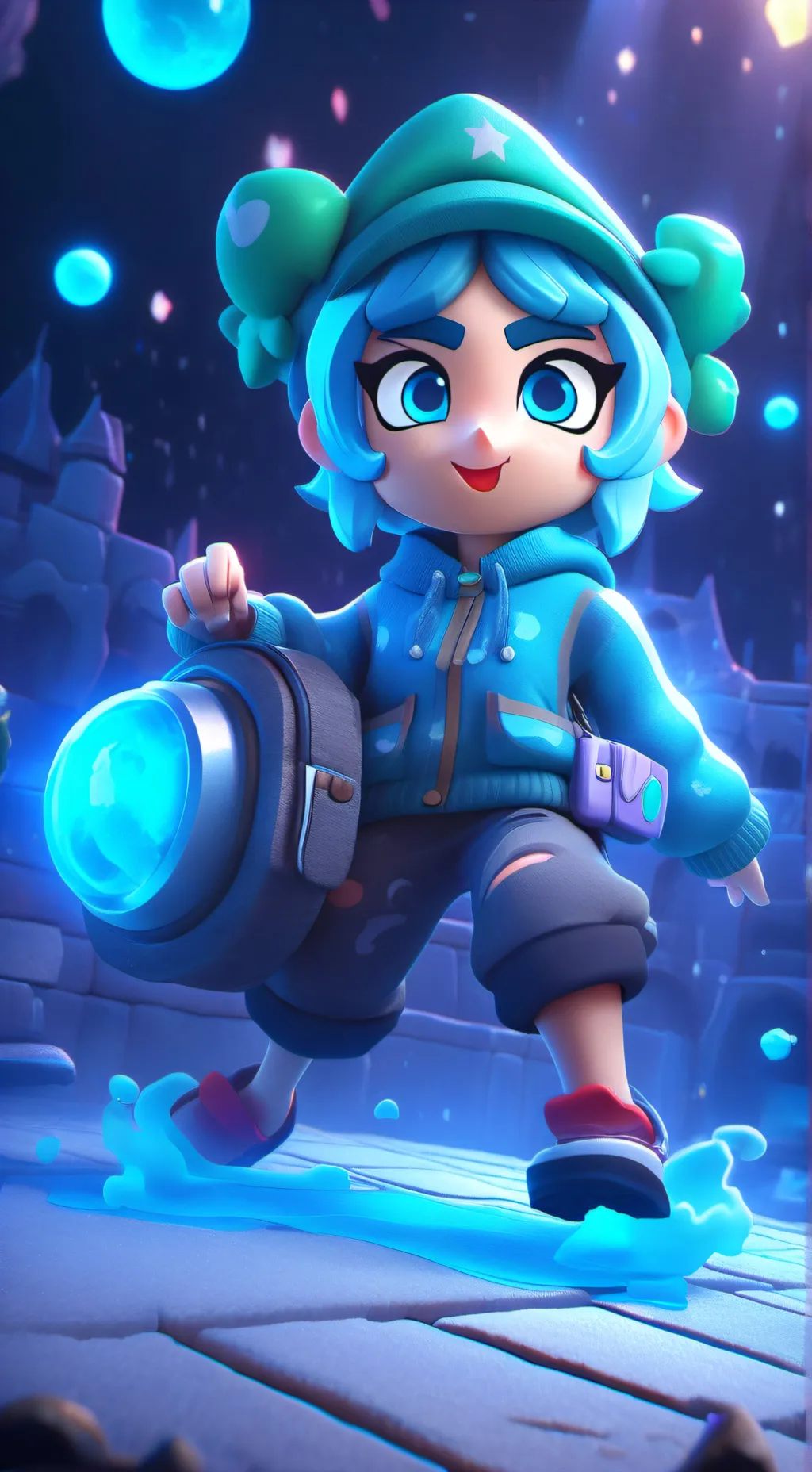 ai character: Abby x u background