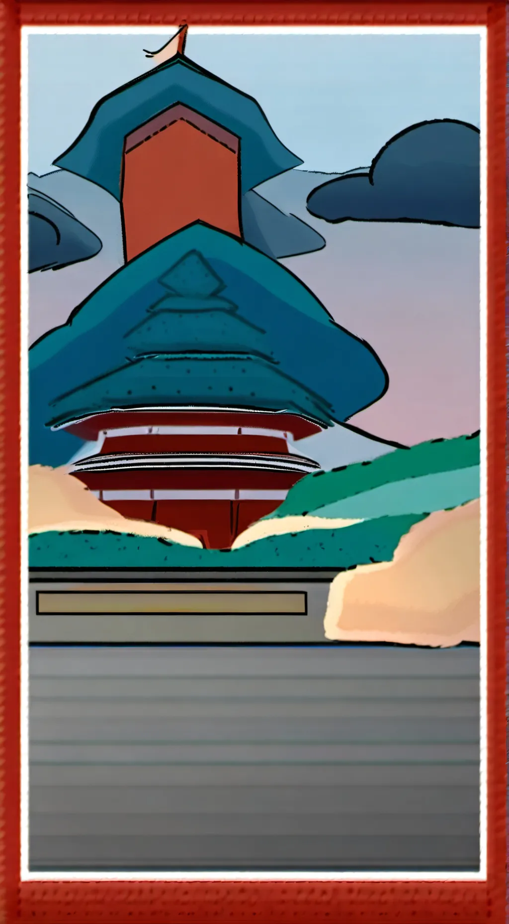 ai character: babby coolkidd:3 background