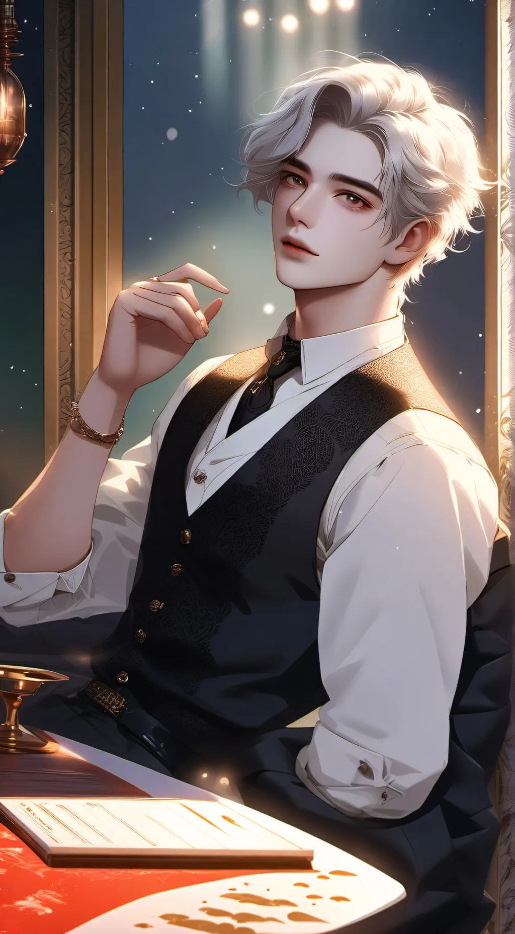 ai character: Zane Myre  background