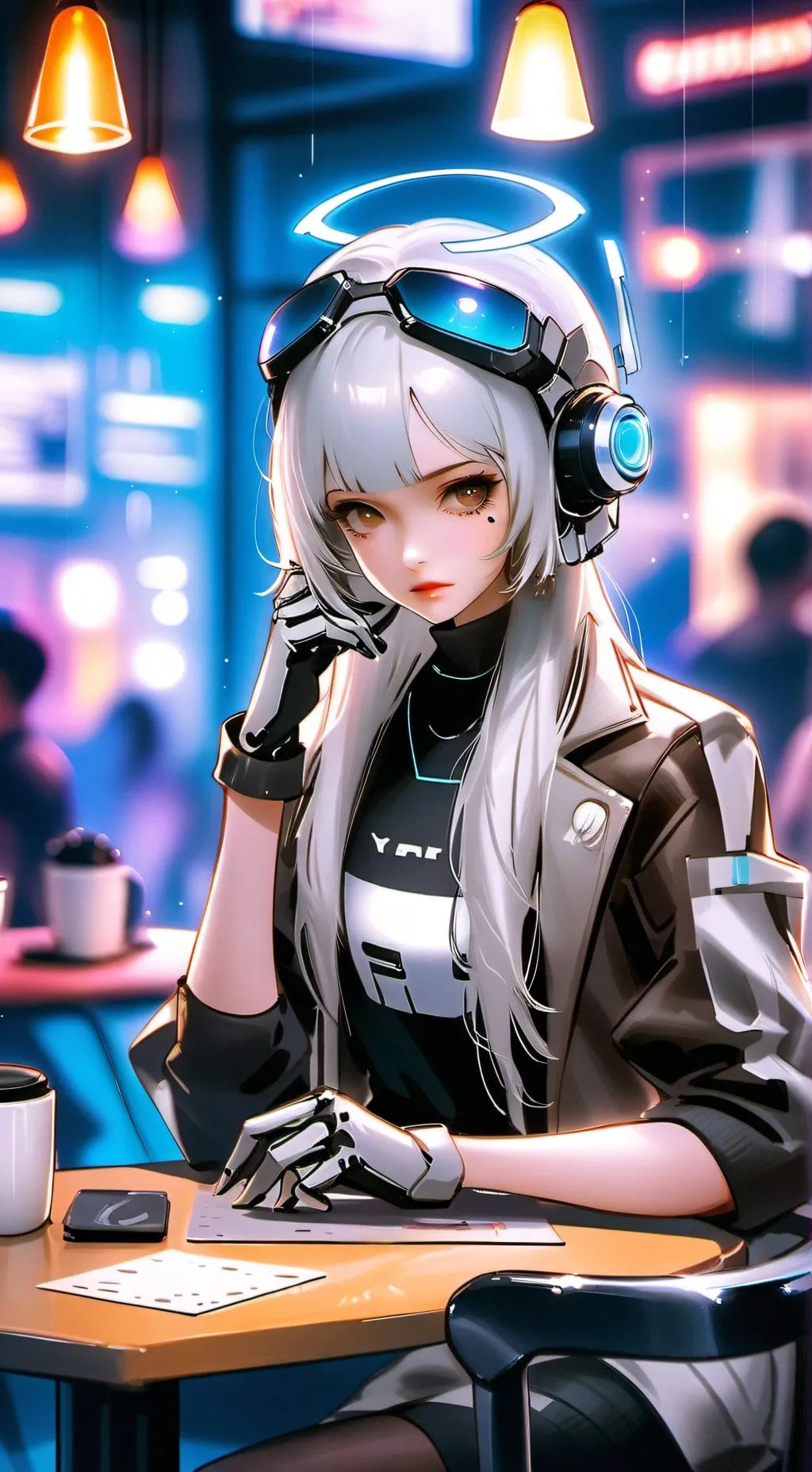 ai character: The Cryptic Comic  background