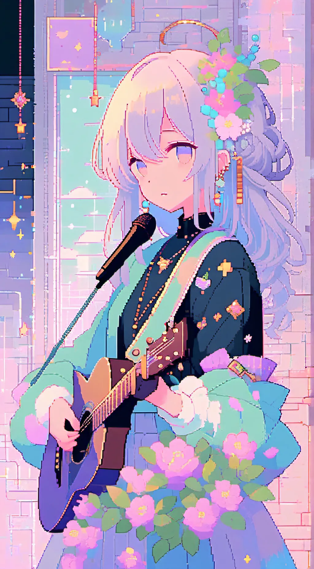 ai character: Phambento background