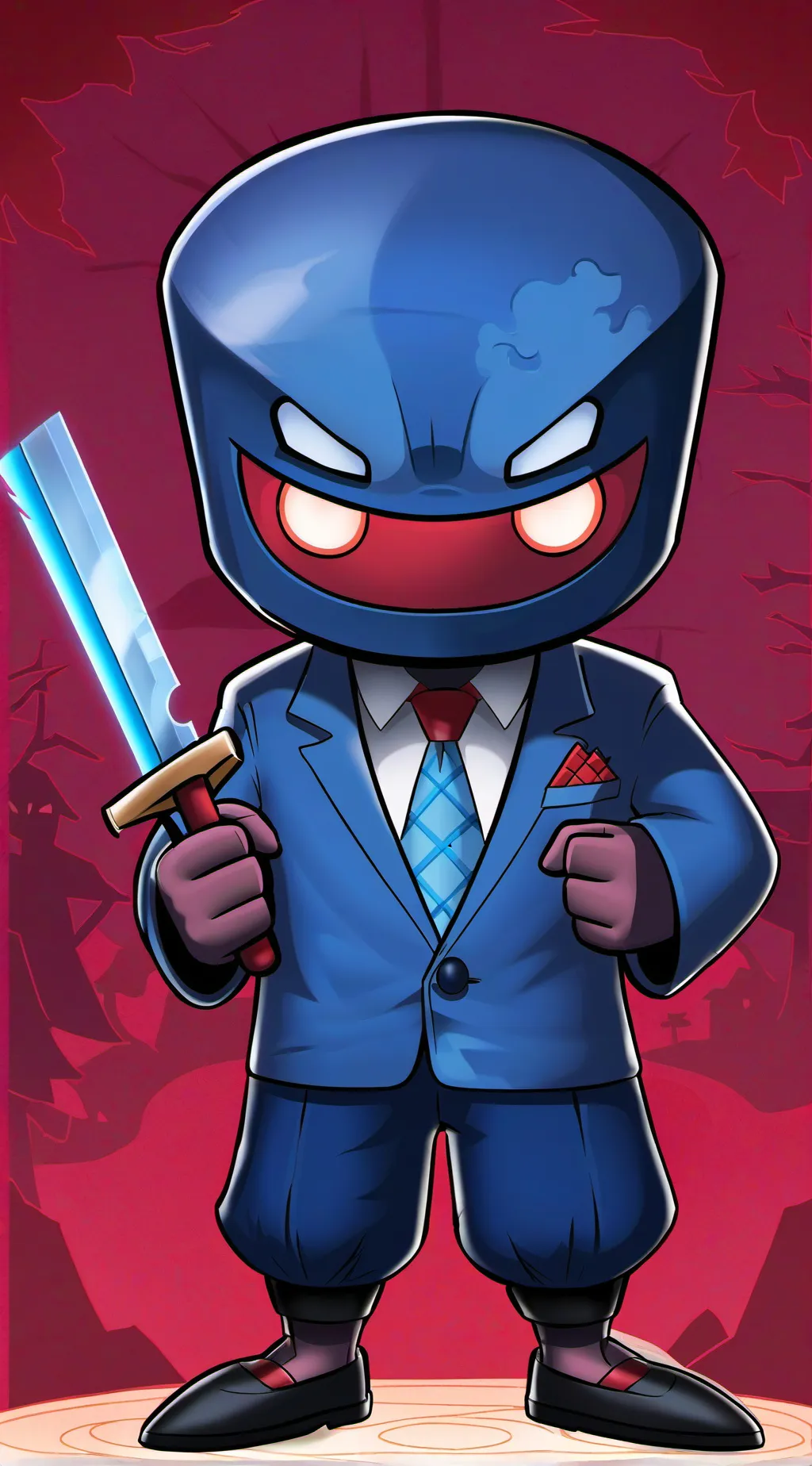 ai character: sprunki horror background