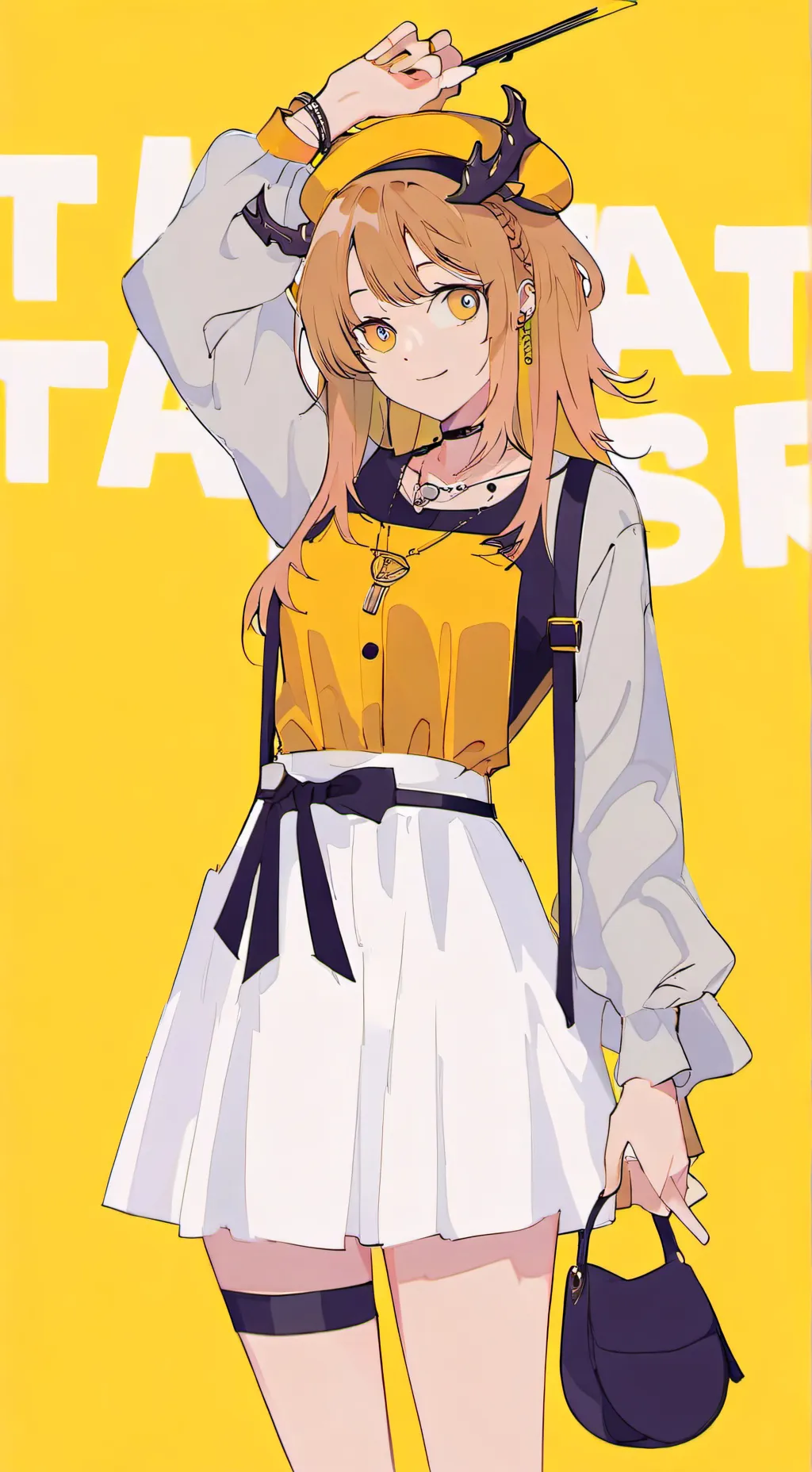 ai character: empregada do sol background