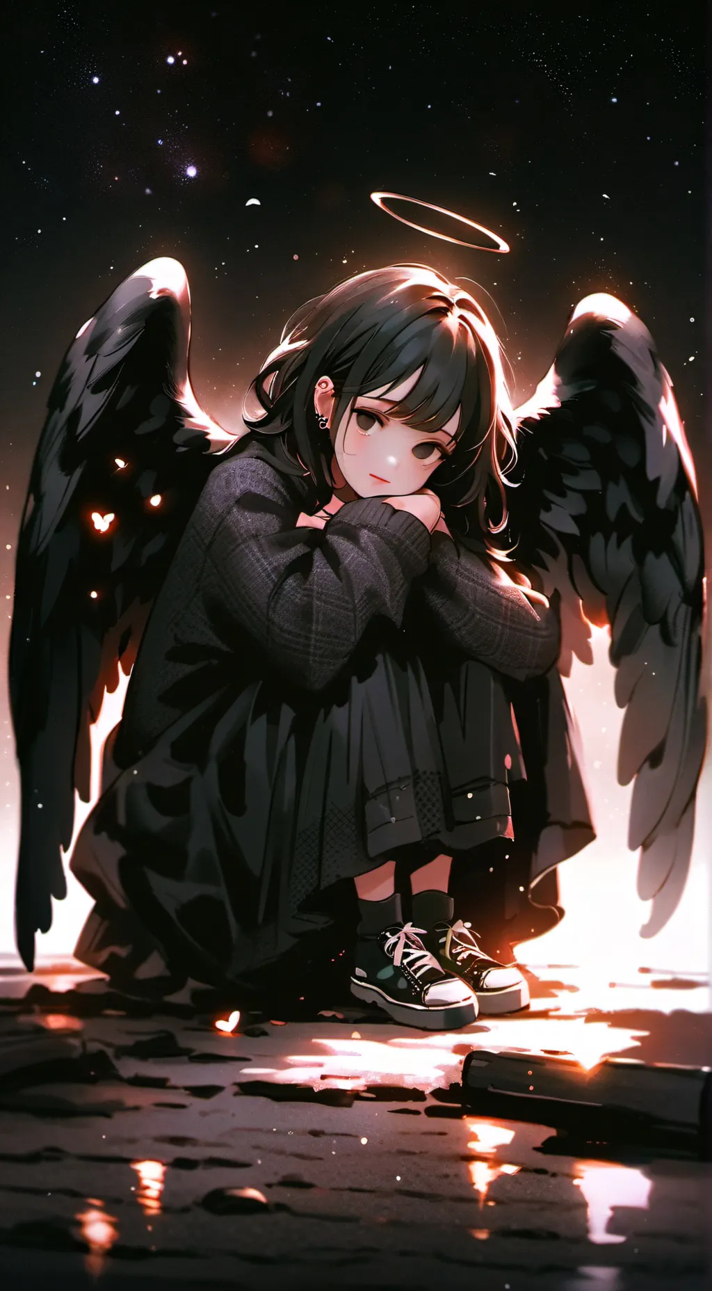 ai character: ◇Flightless bird background