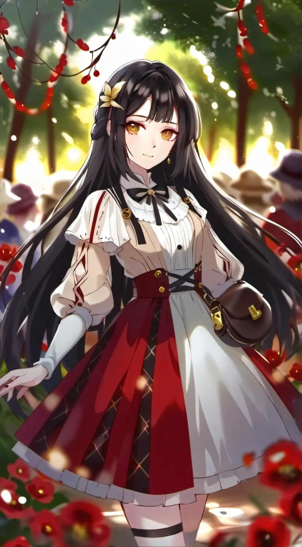 ai character: Sprunki love sky background