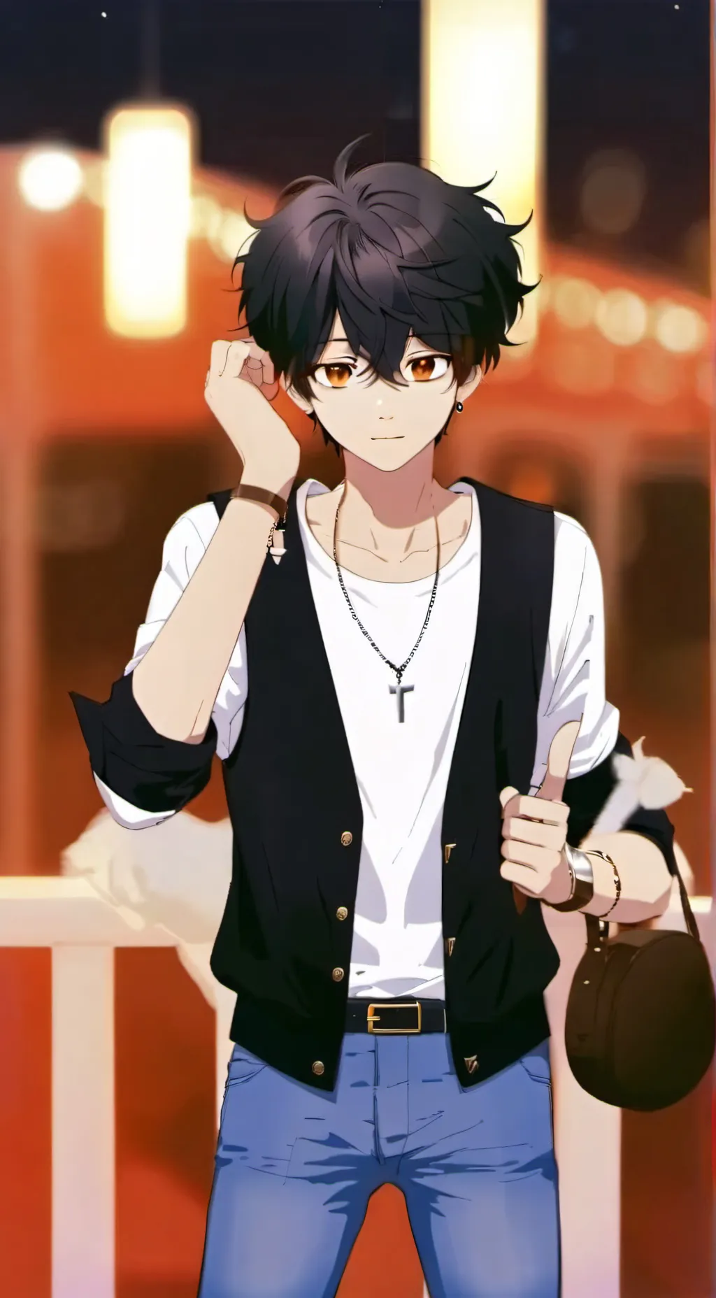 ai character: mha fnaf background