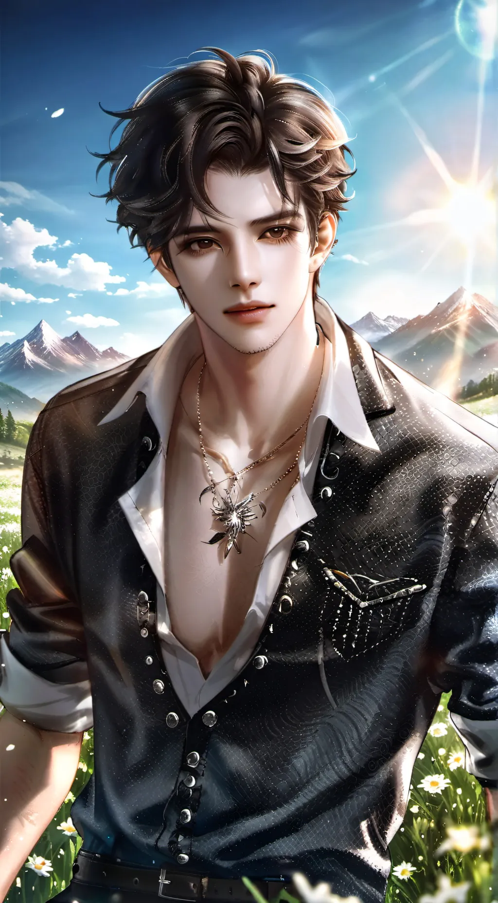 ai character: Futer self for boy background