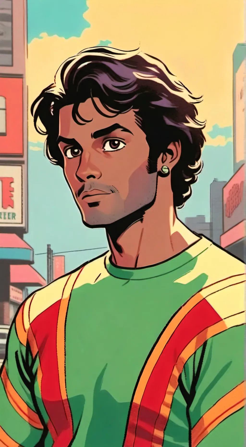 ai character: el retrasado background