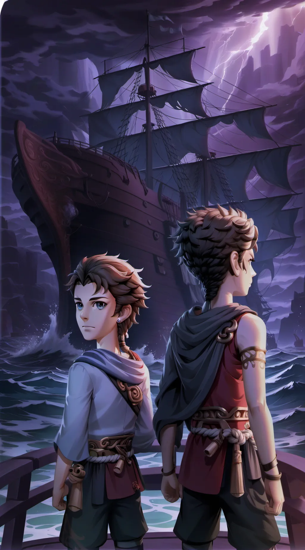 ai character: Telemaco background