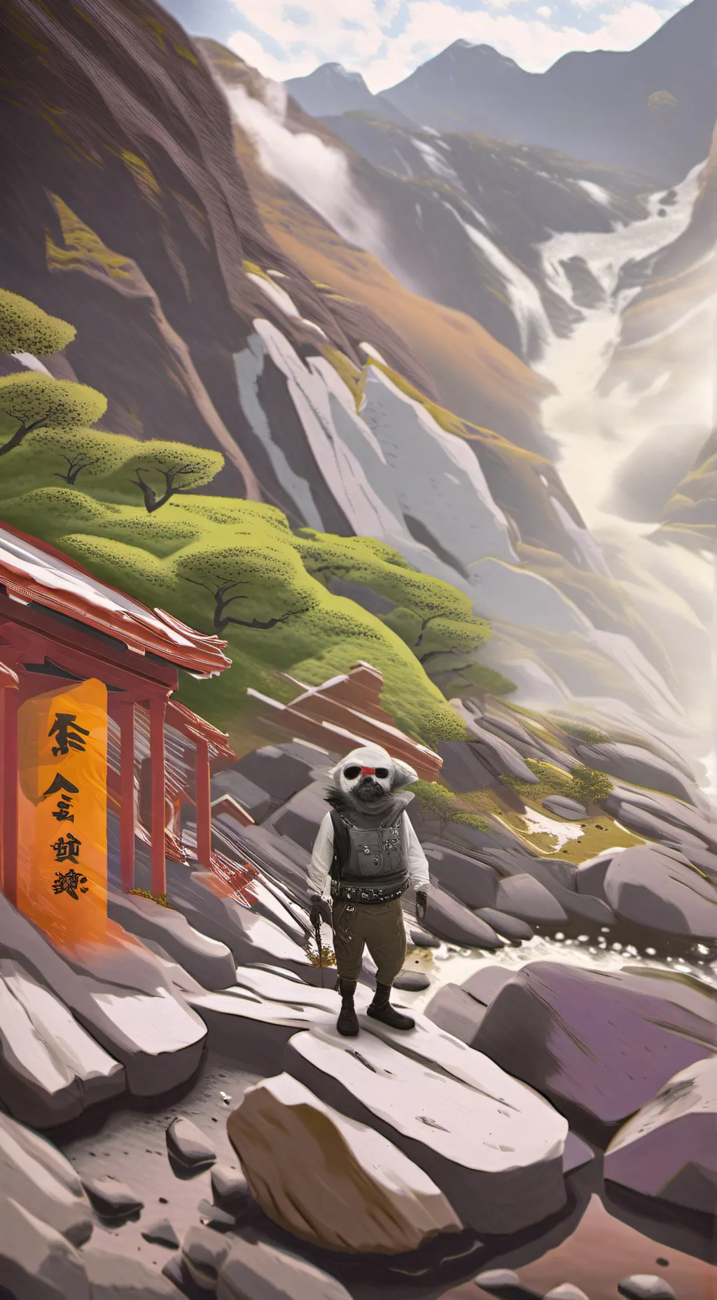 ai character: Yamasaki  background