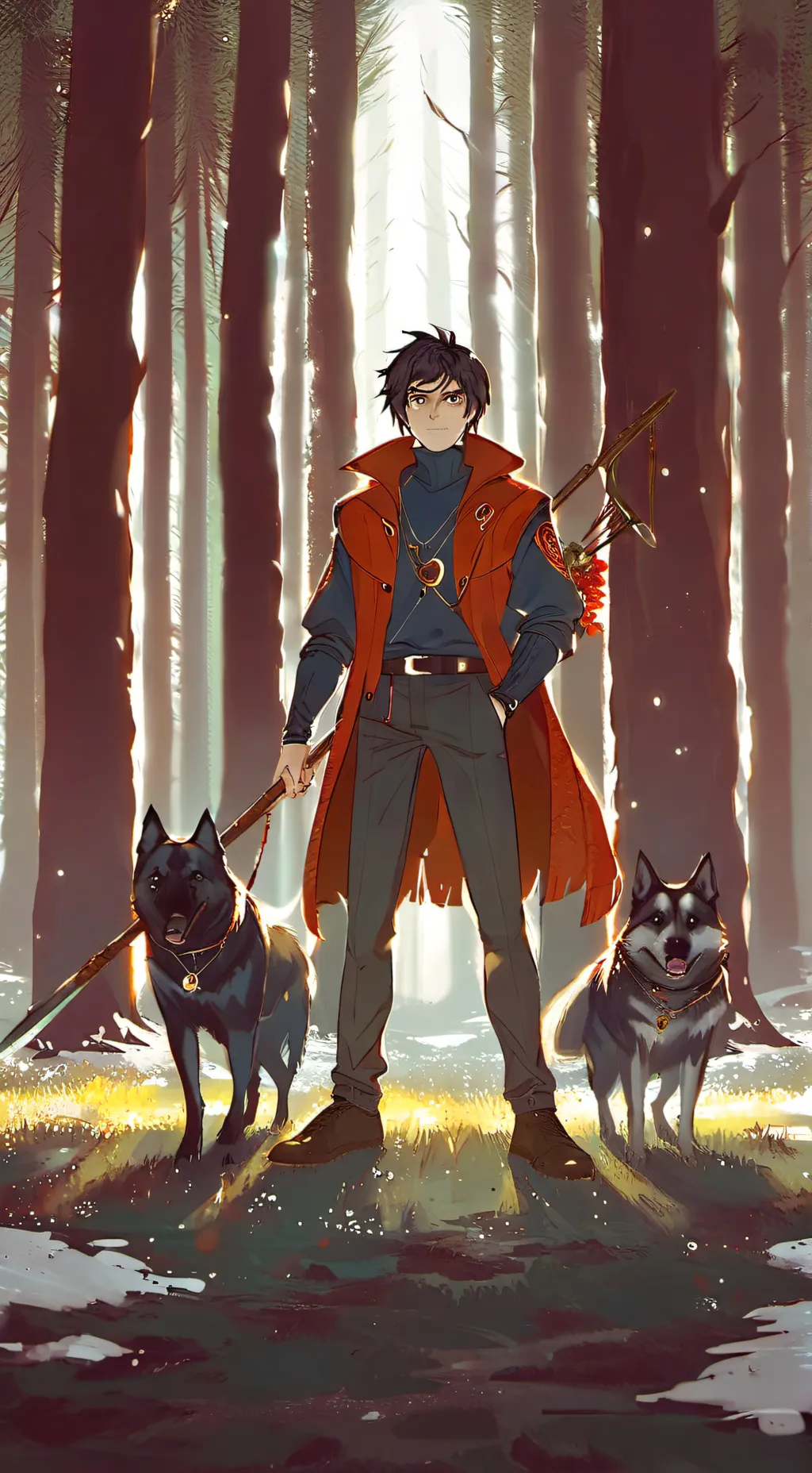 ai character: Trollhunters React background