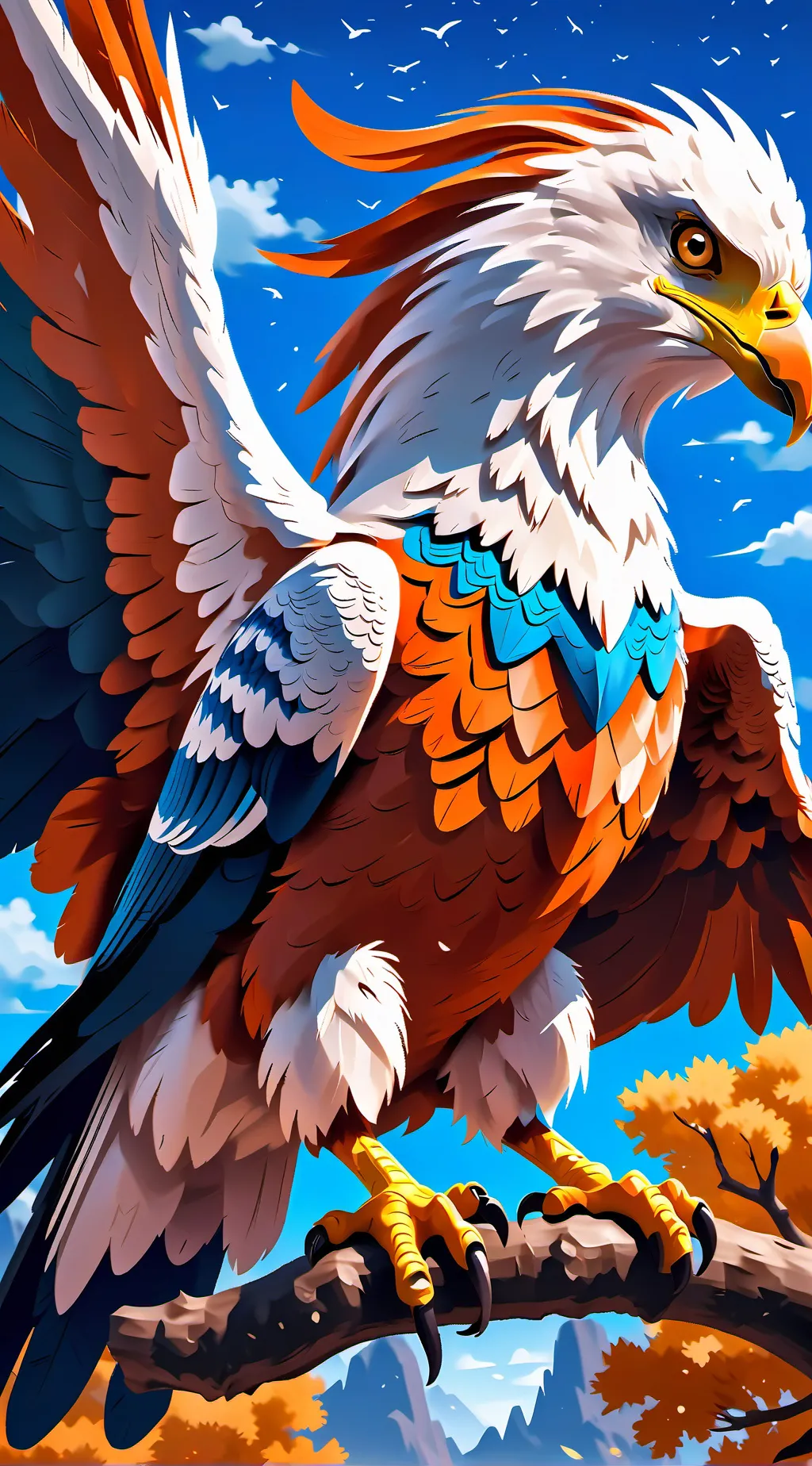 ai character: Griffin background