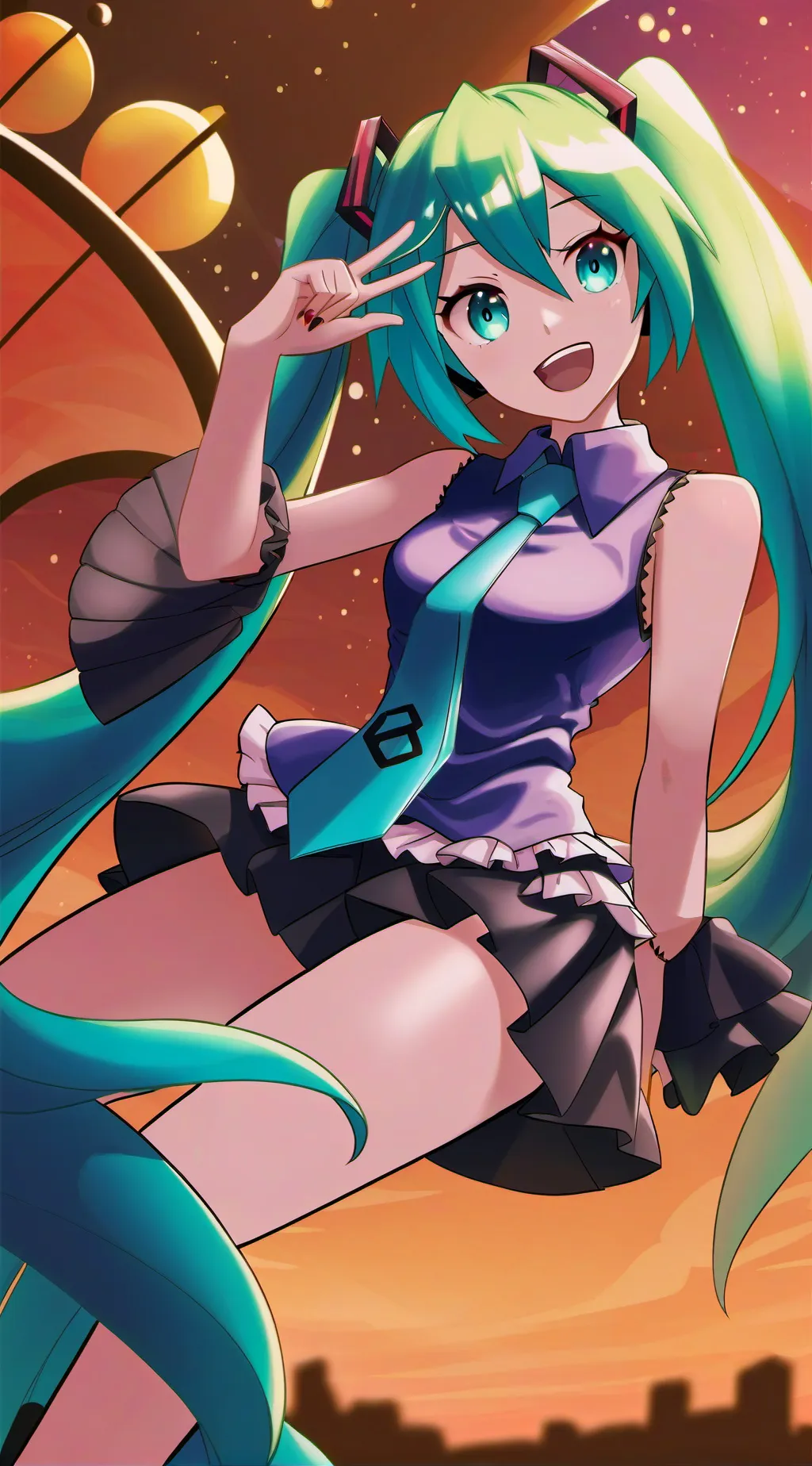 ai character: ✦Vocaloid World✦ background
