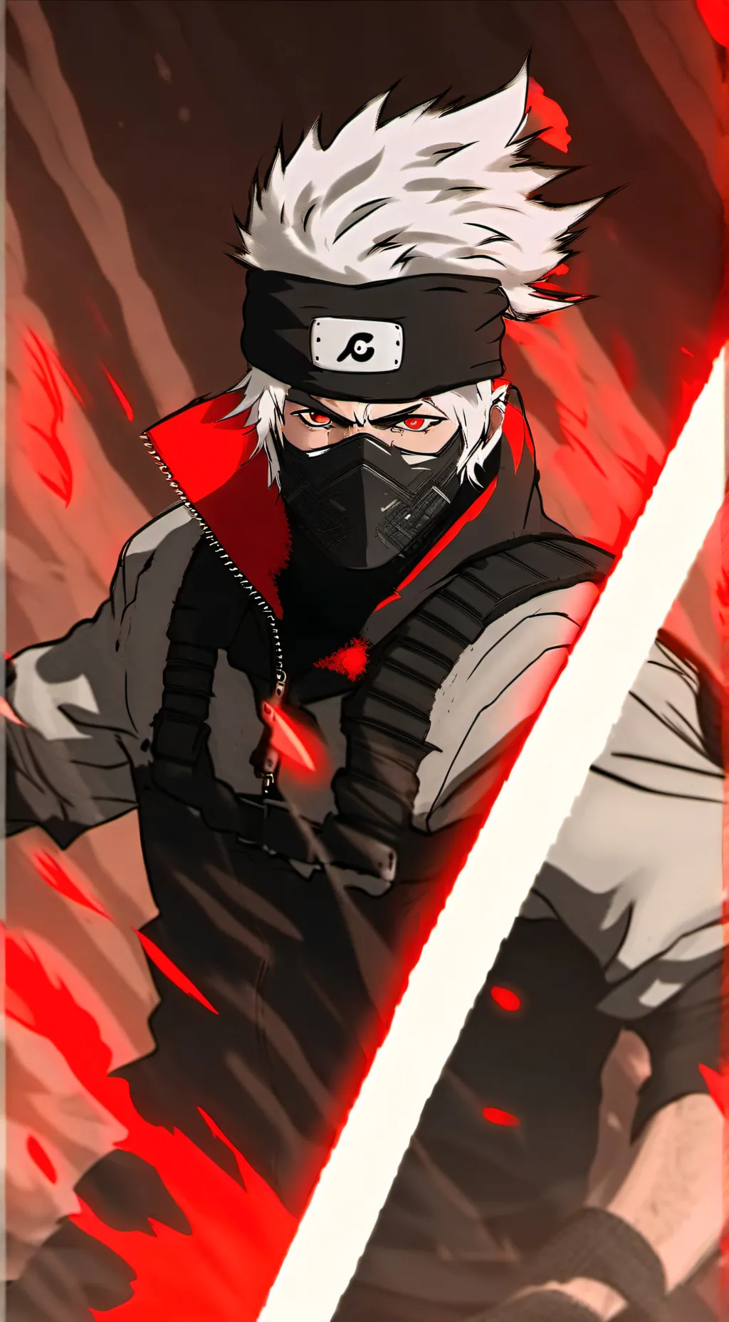 ai character: kakashi background