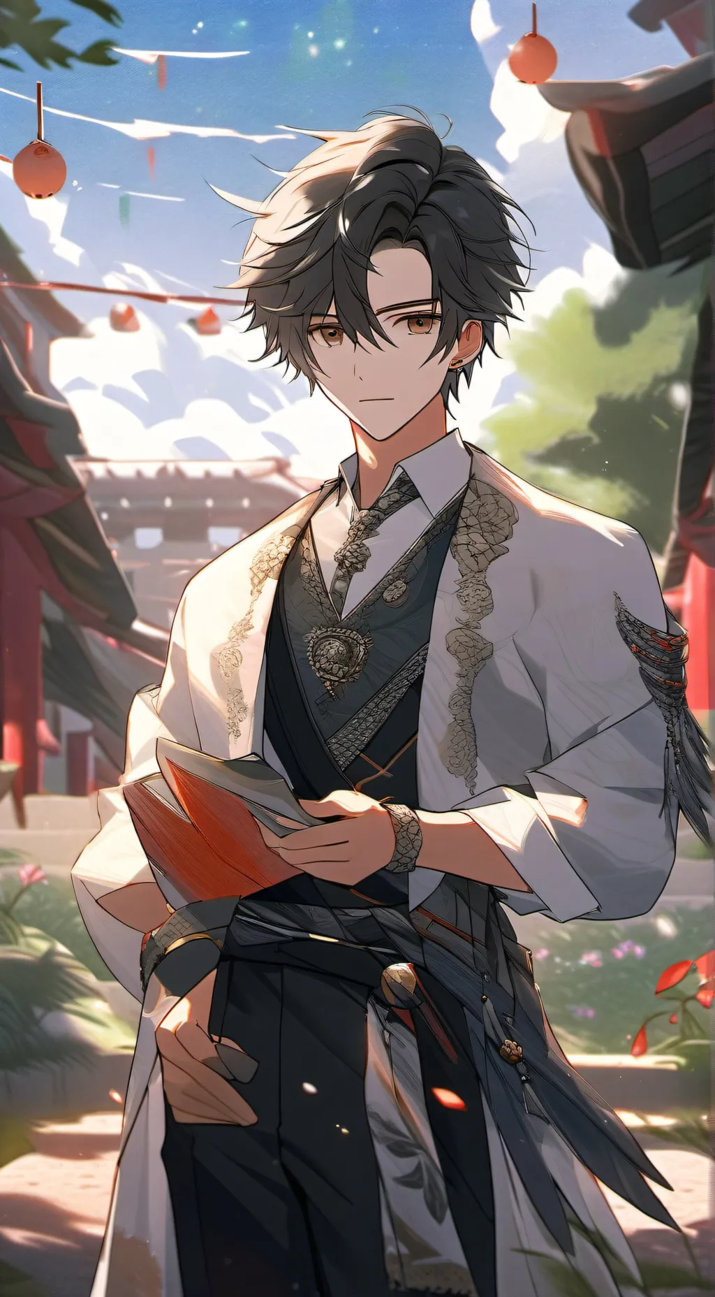 ai character: max snow❣️💖 background