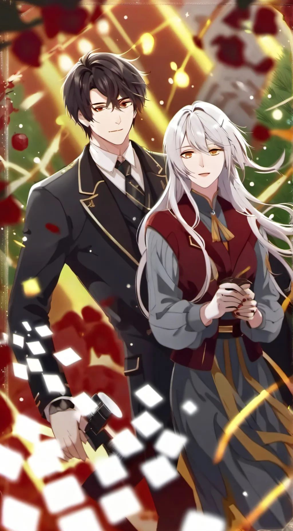 ai character: Mike and miya background