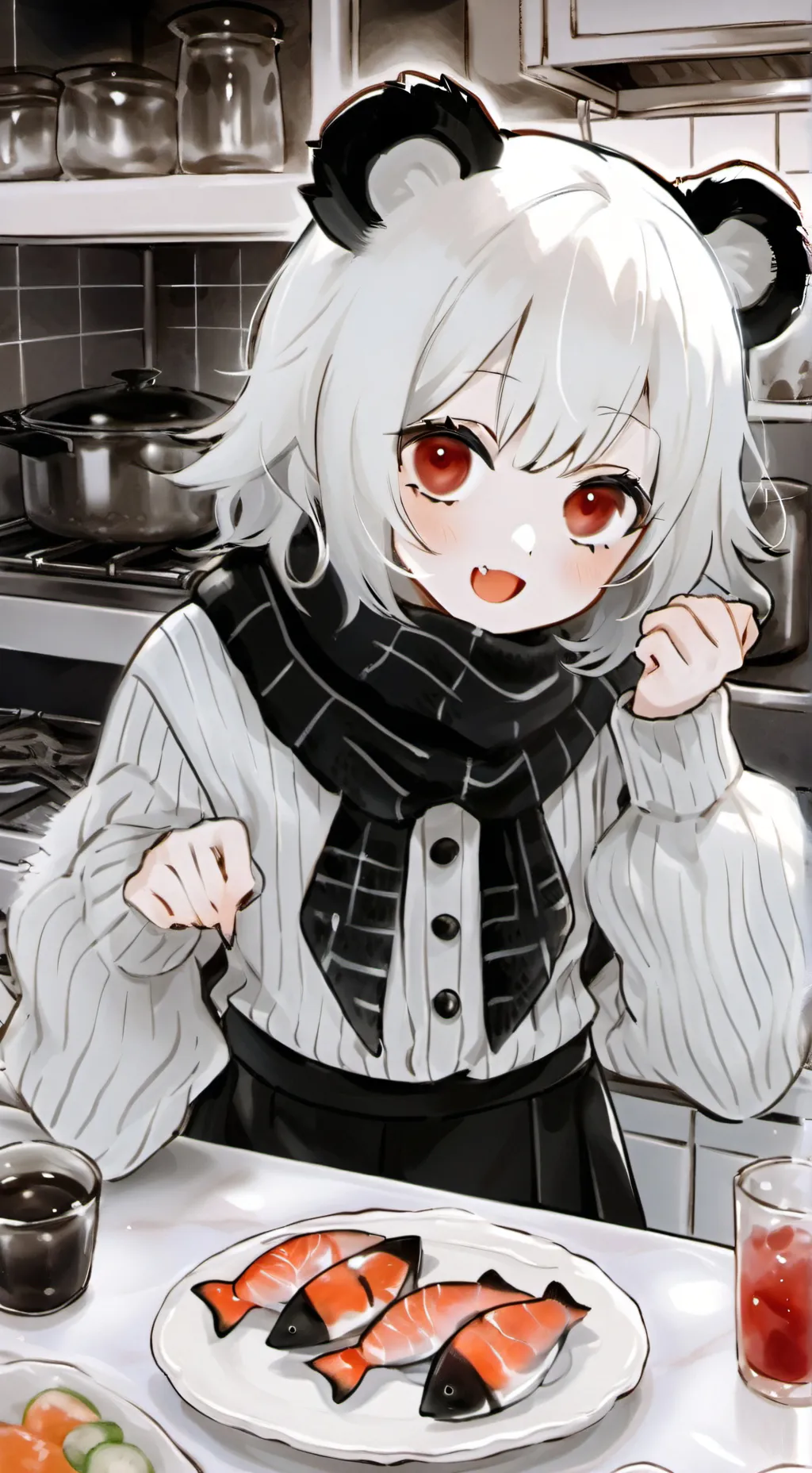 ai character: Polar Paws Spirit background