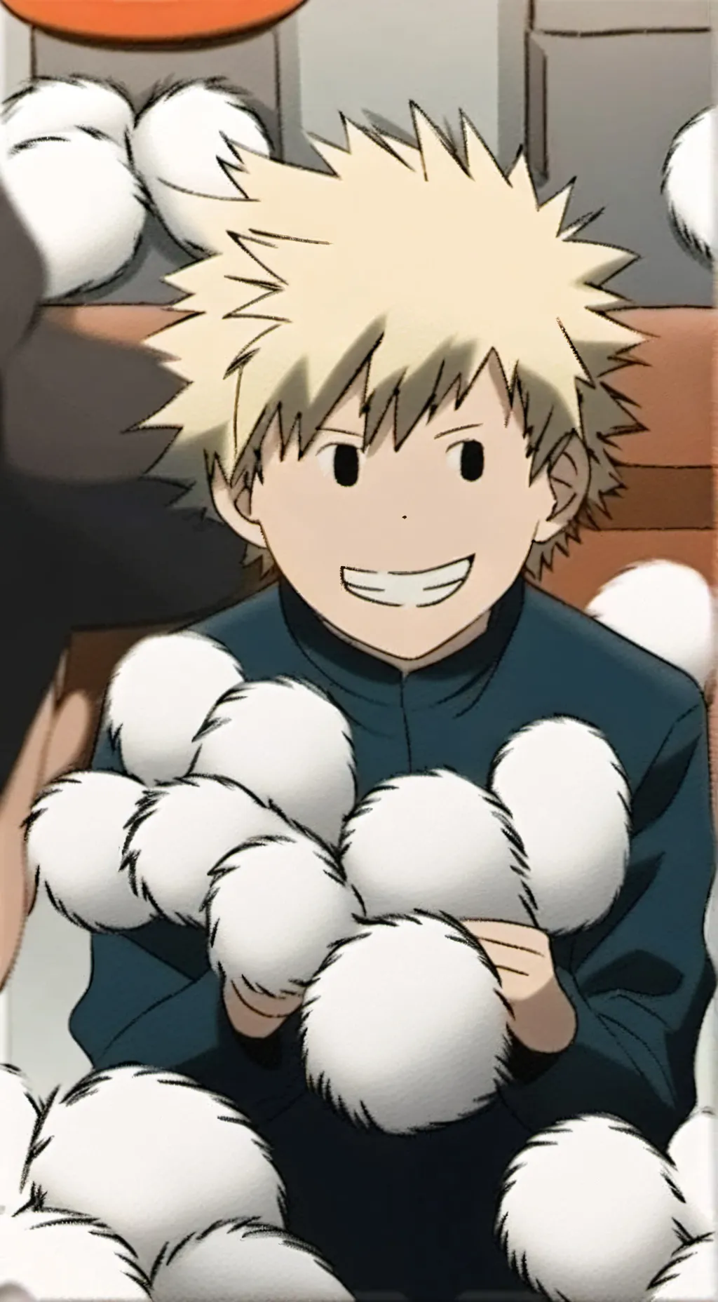 ai character: bakugo  background