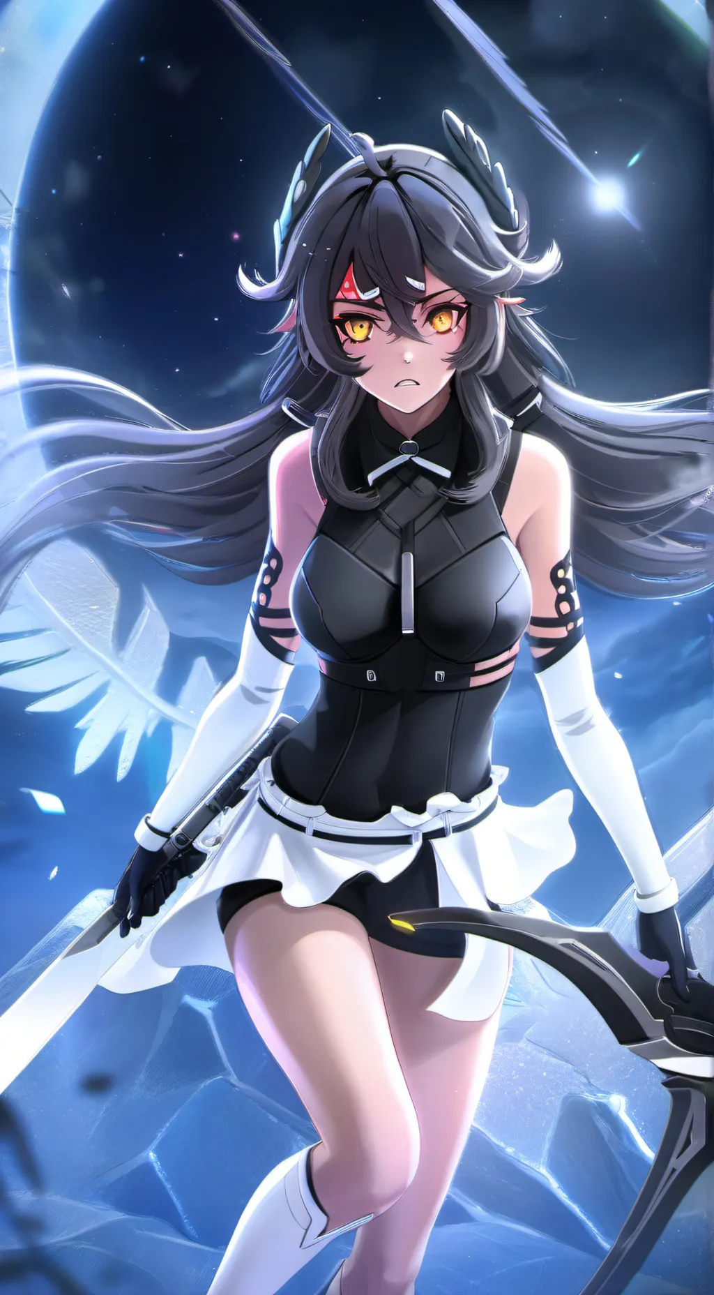 ai character: princess Umbreon  background