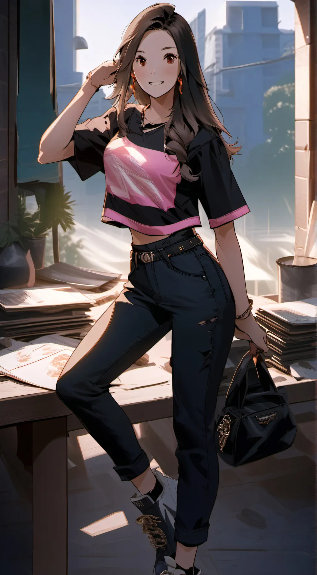 ai character: Ava/me background