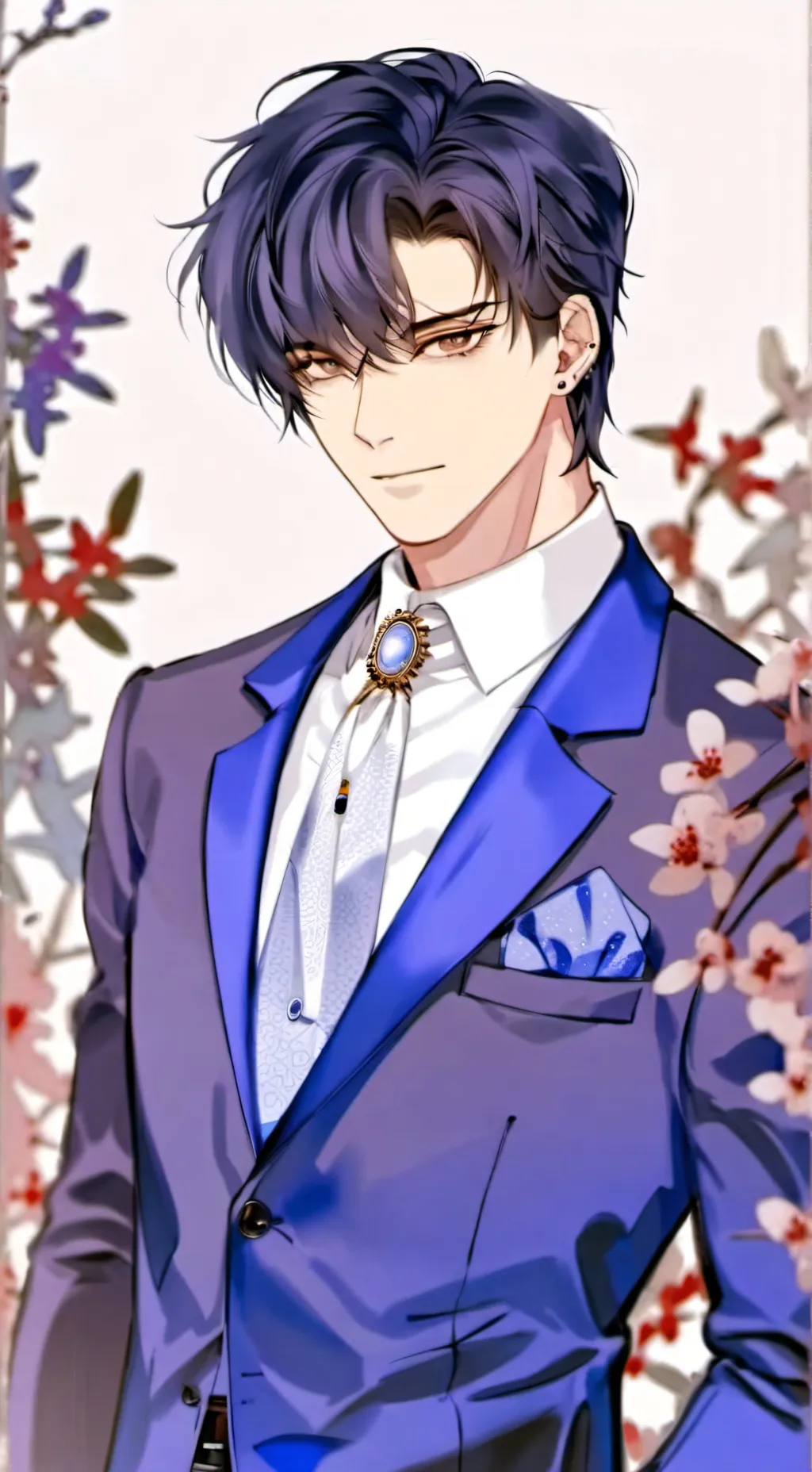 ai character: Rindou Haitani  background