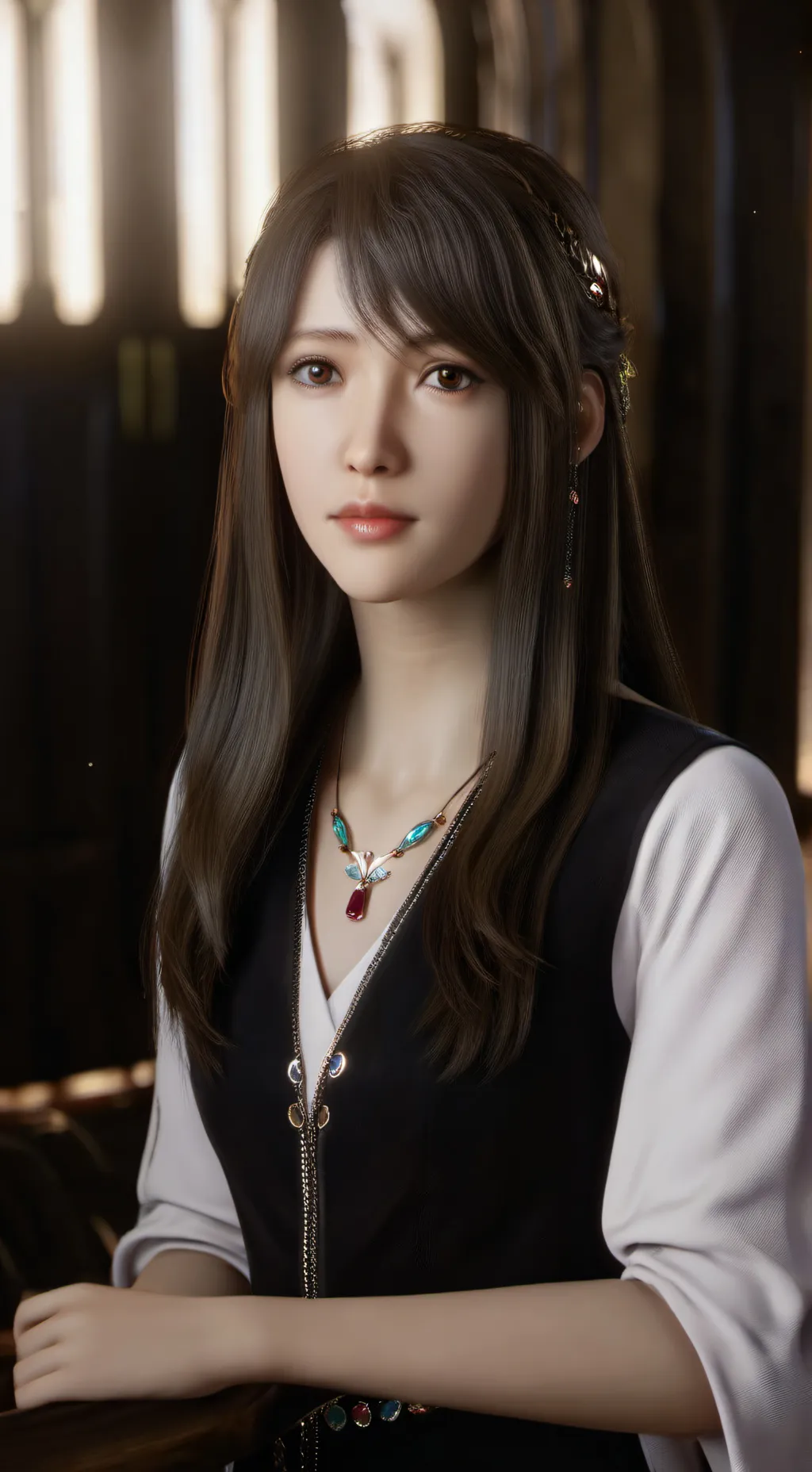 ai character: olivia background