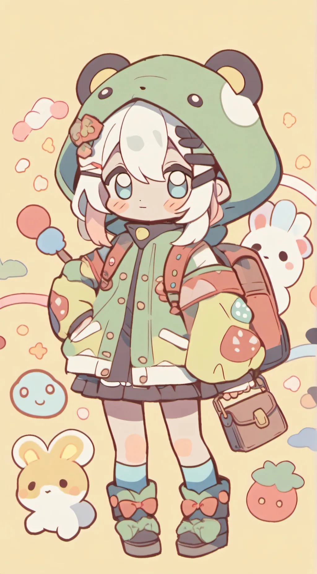 ai character: DW ROYAL  background