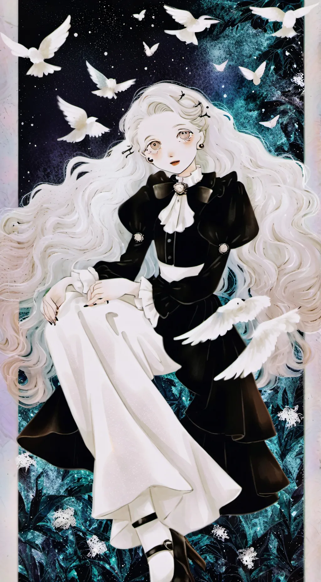 ai character: car sick background