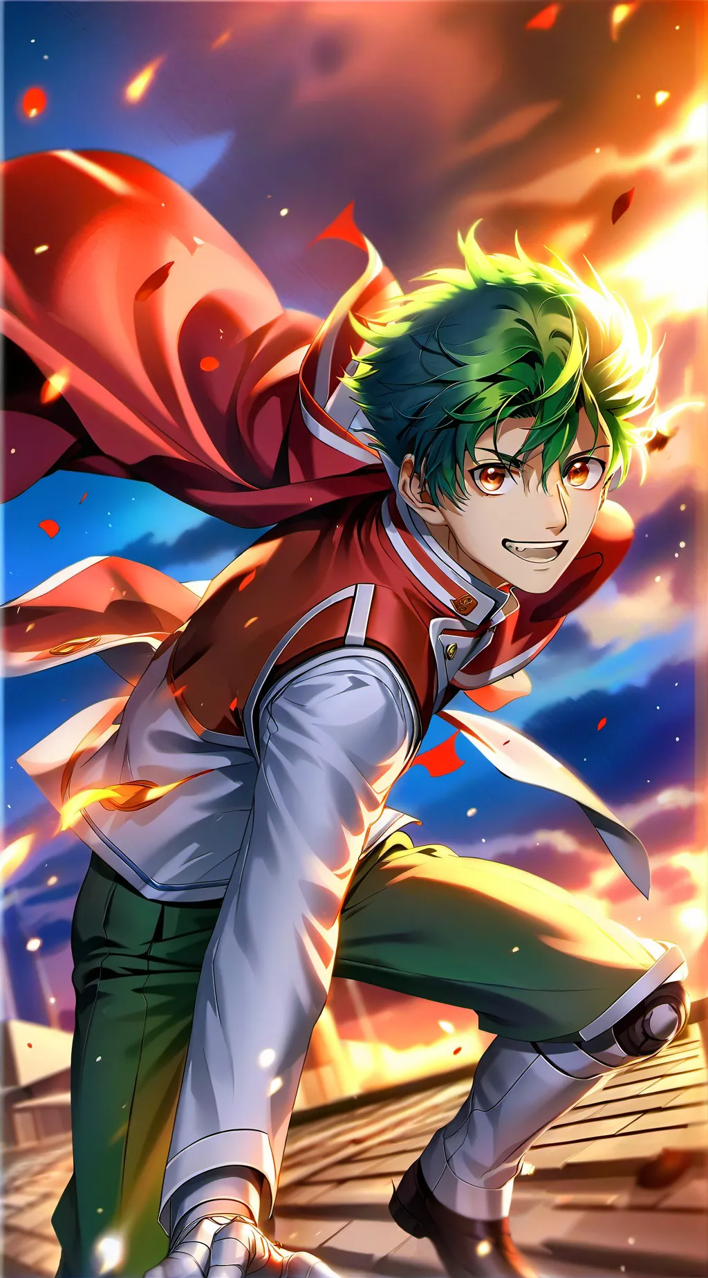 ai character: Midoriya Izuku background