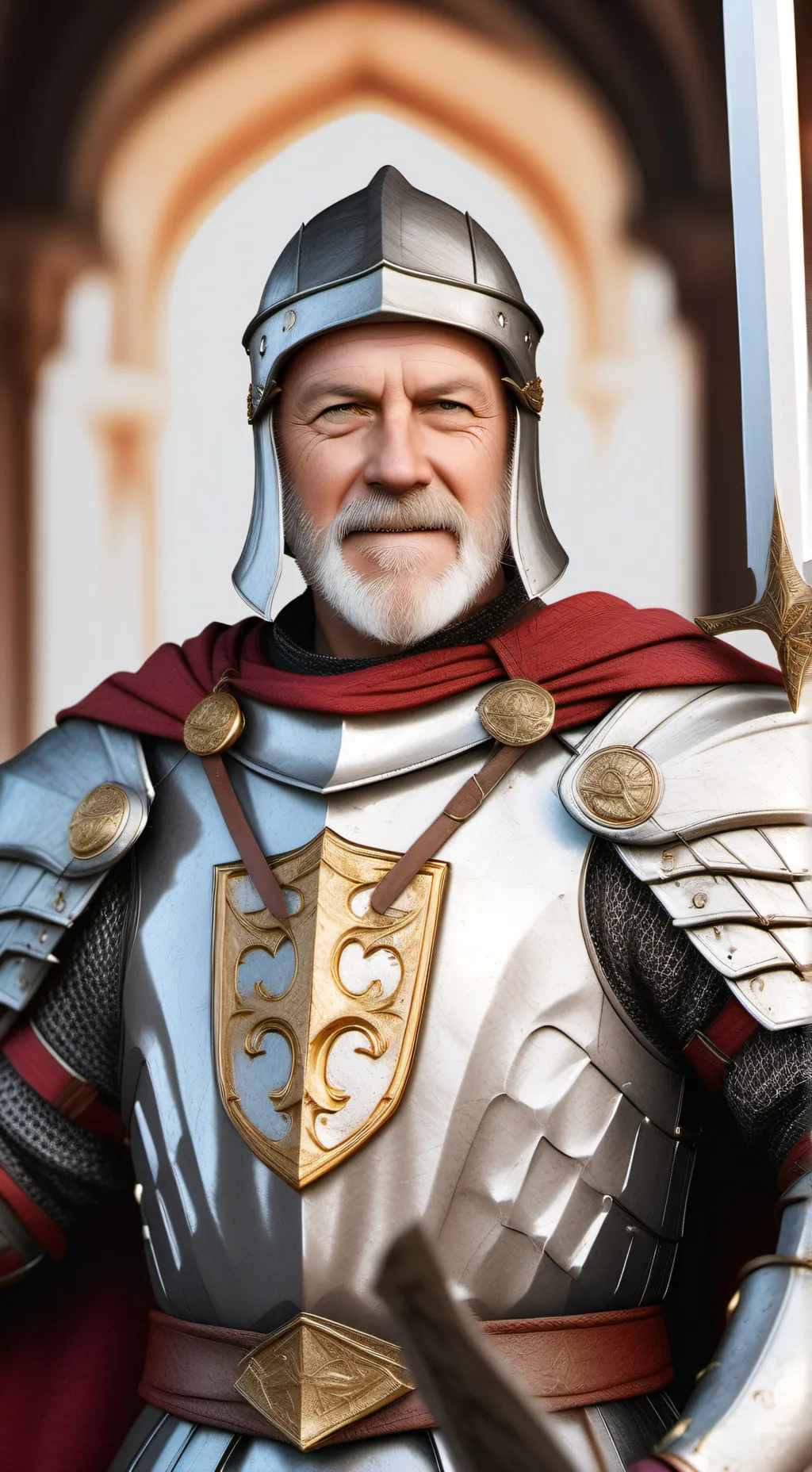 ai character: Dr. Meme Knight background