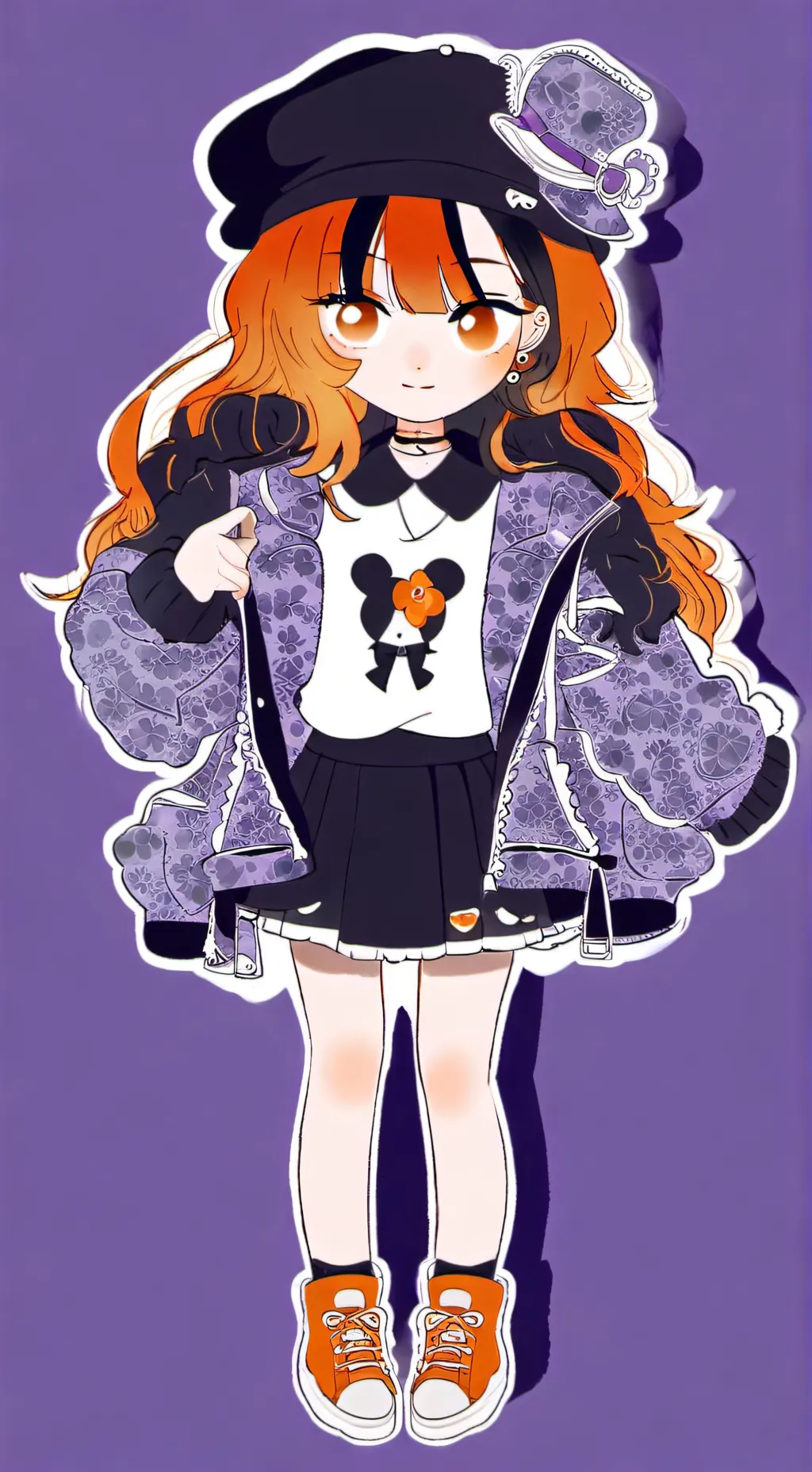 ai character: ★Maria𖤐 background