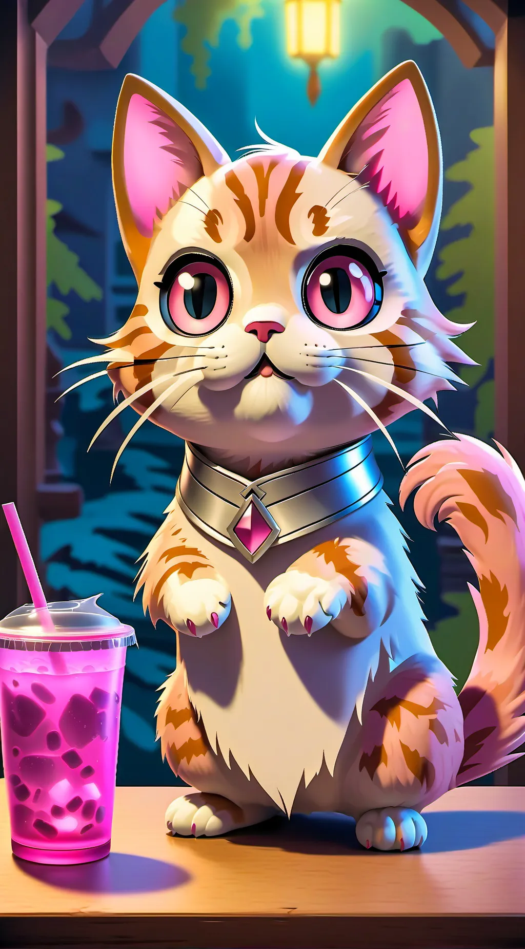 ai character: dandys world background