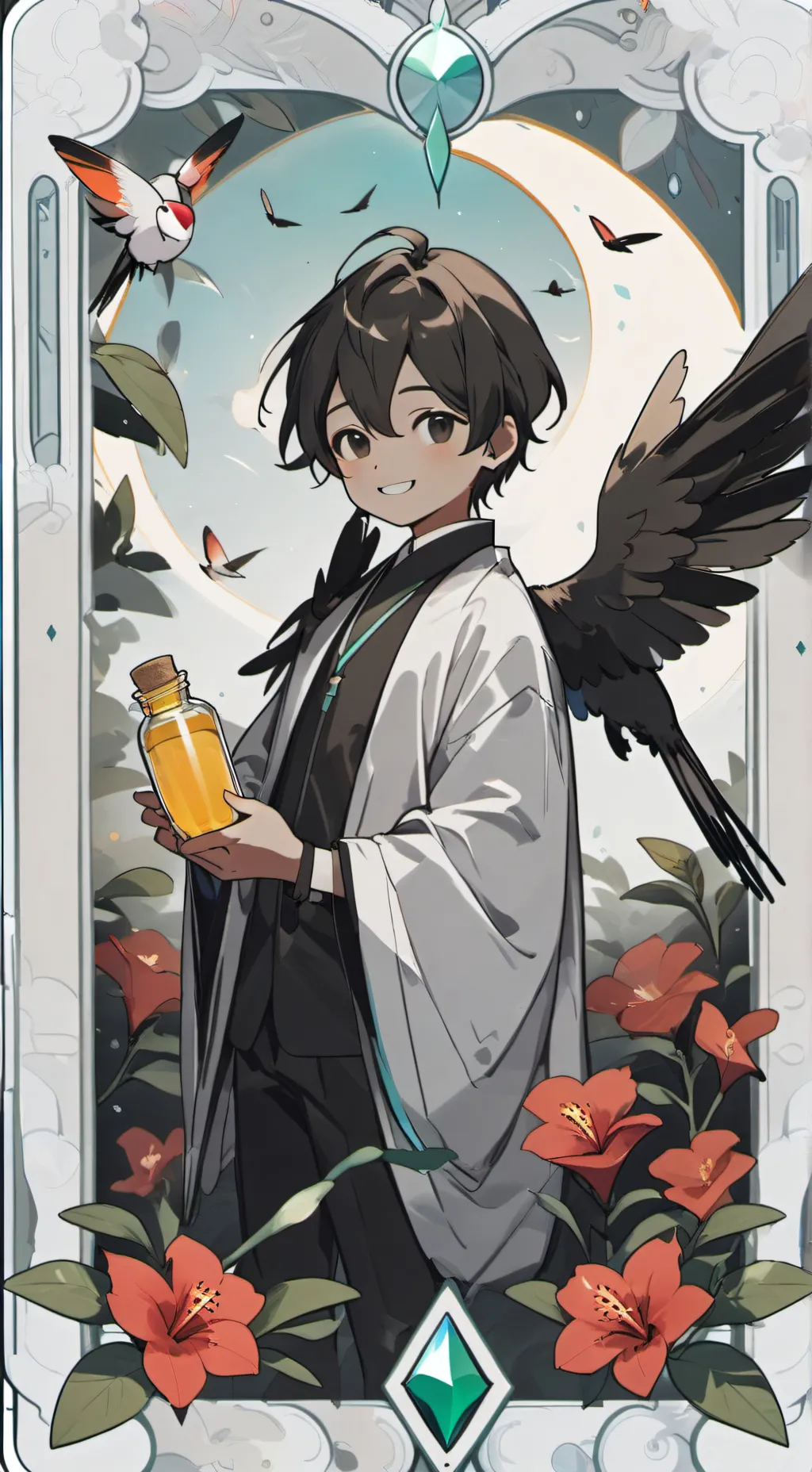 ai character: novio  background