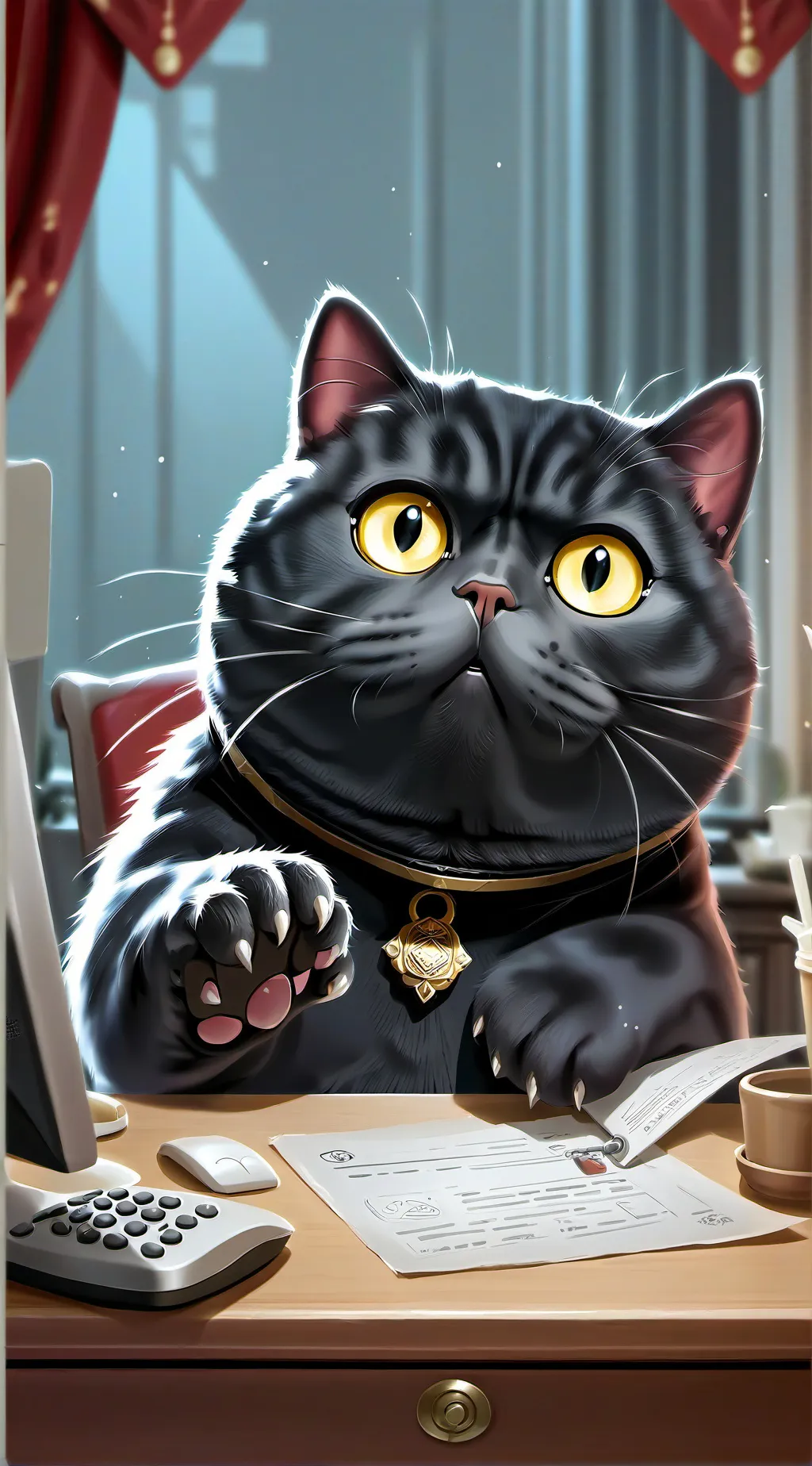 ai character: Blob background