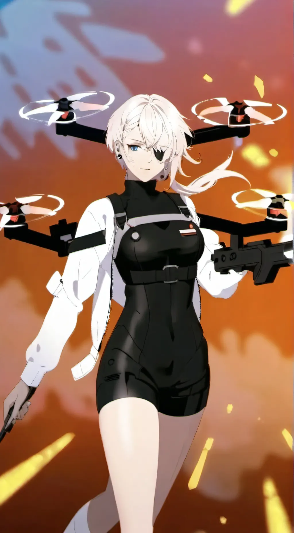 ai character: uzi sleepover background