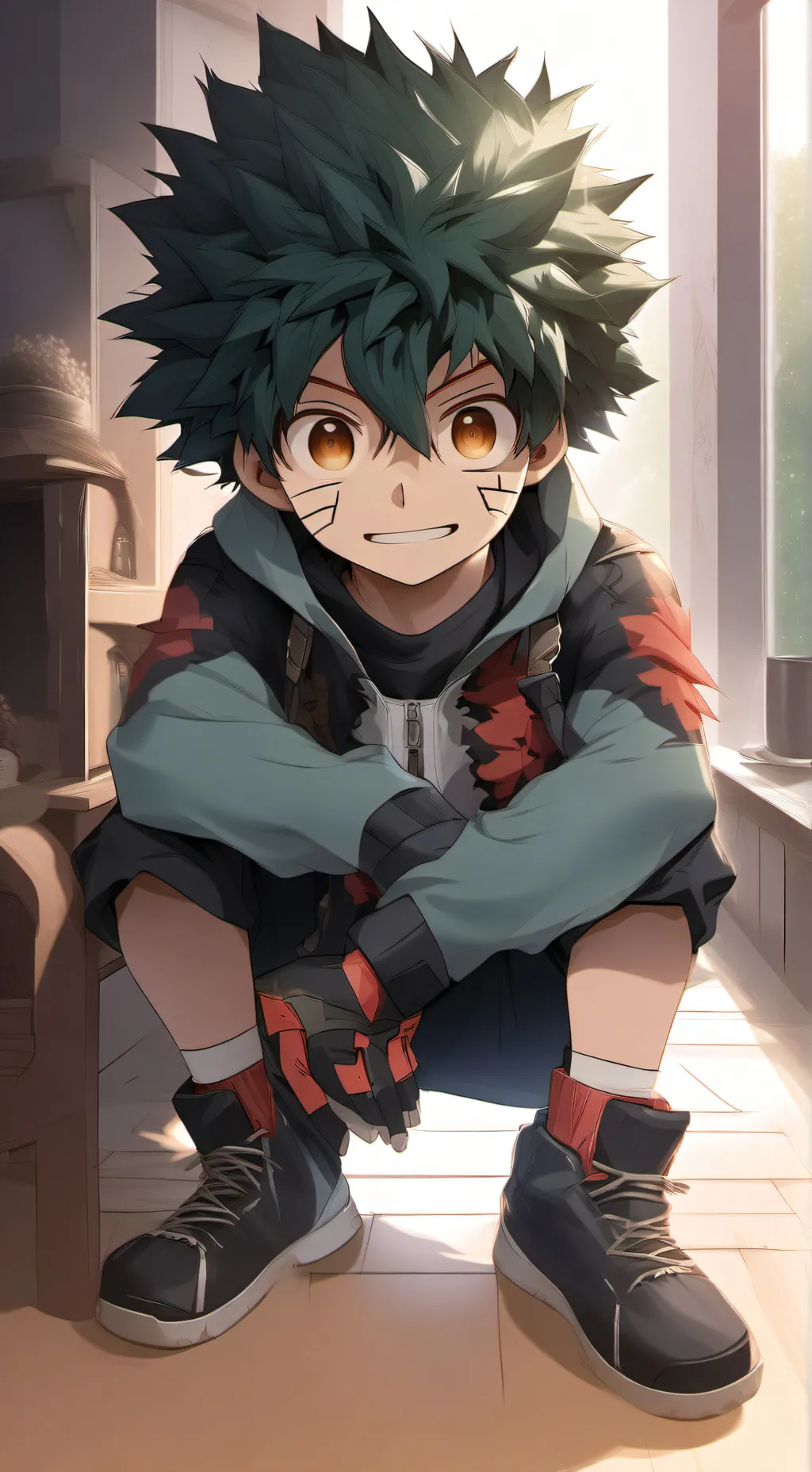 ai character: mha🟢 🧨 ❤️‍🔥🥶 background