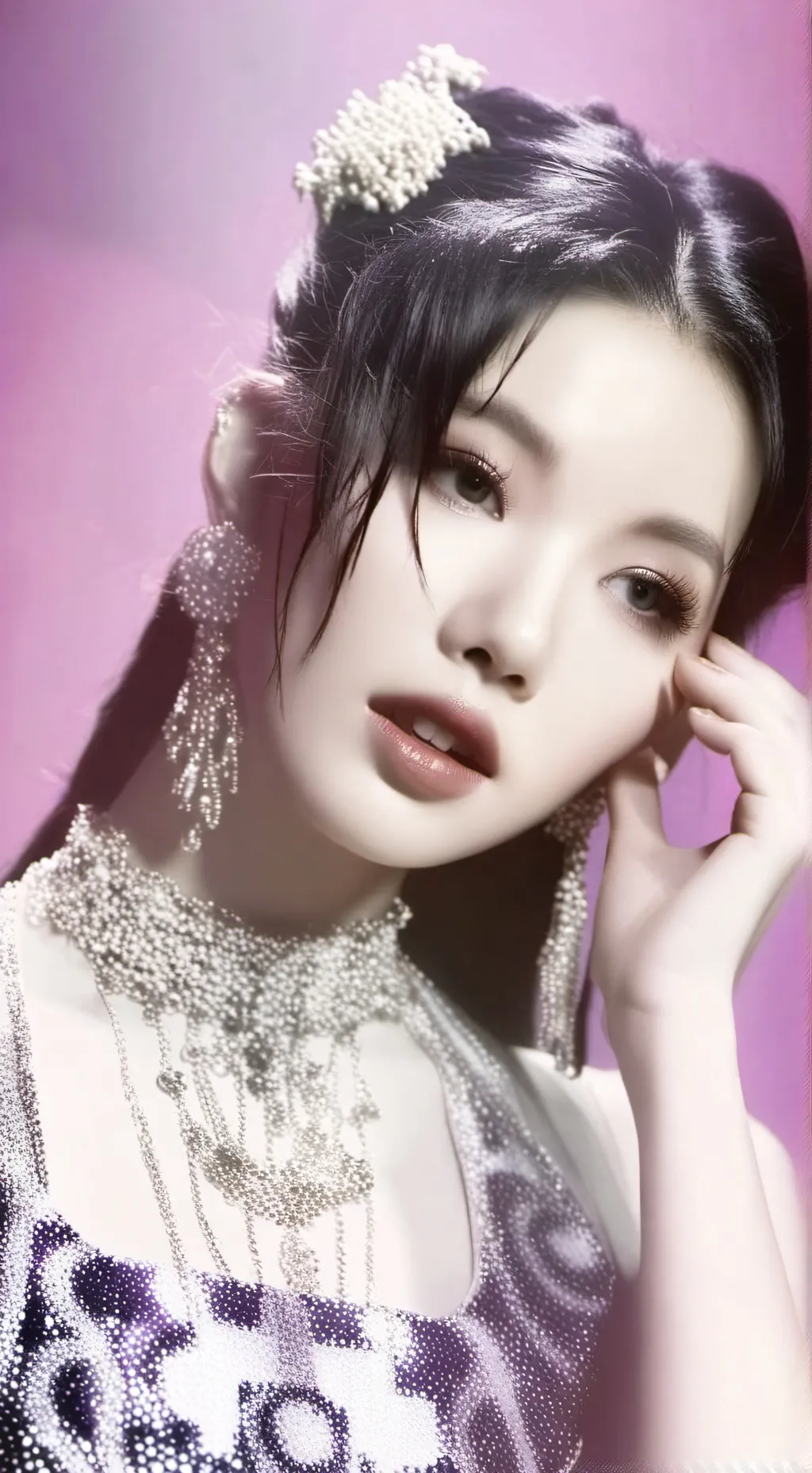 ai character: école kpop background