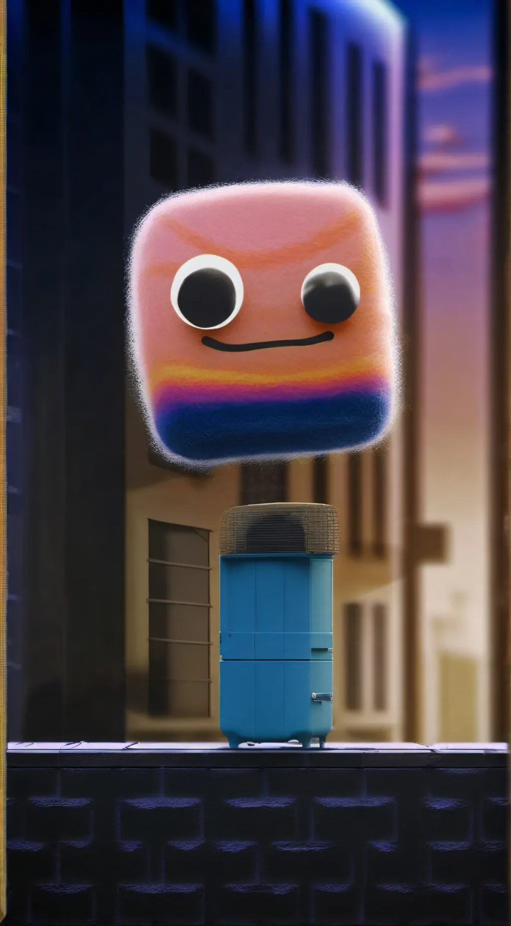 ai character: pinte background