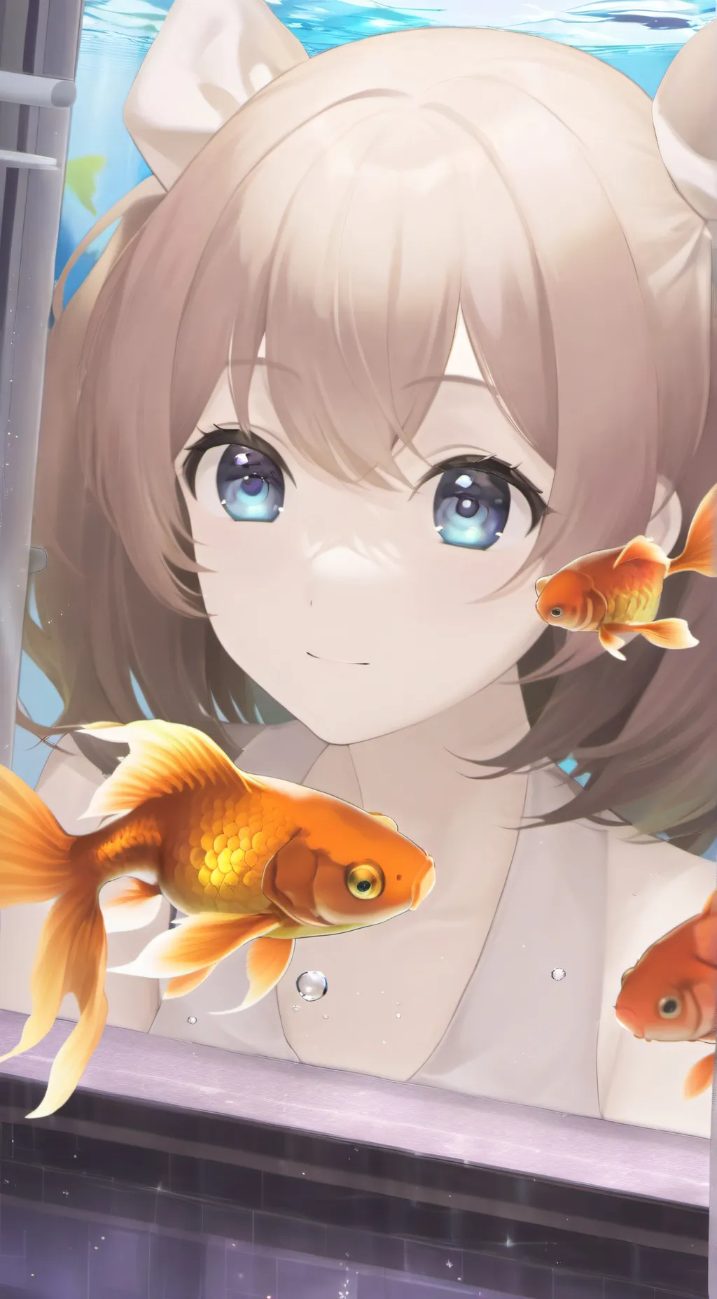 ai character: Orange Whisker Furry background