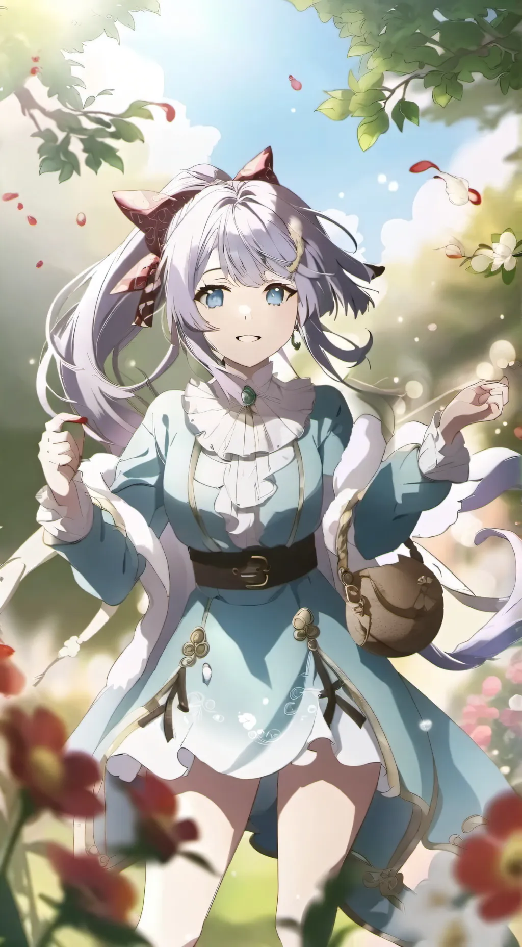 ai character: 𝚕𝚒𝚕𝚢 background