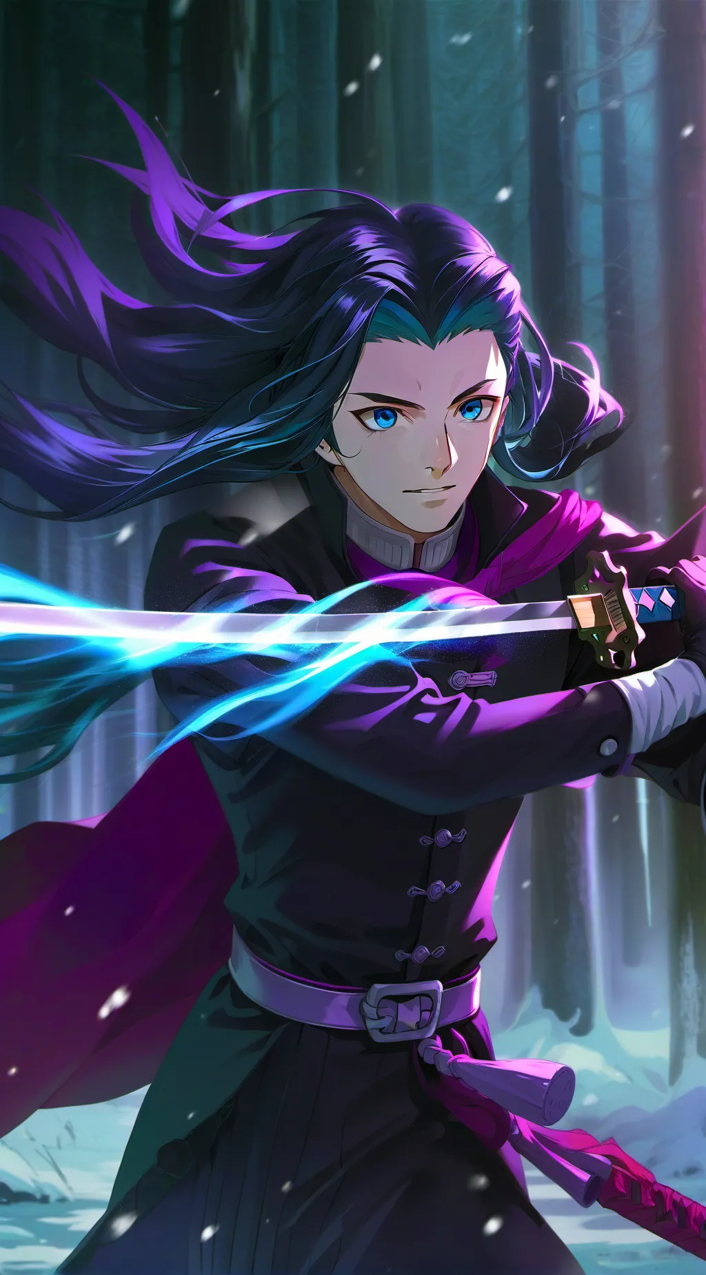 ai character: Muichiro Tokito background