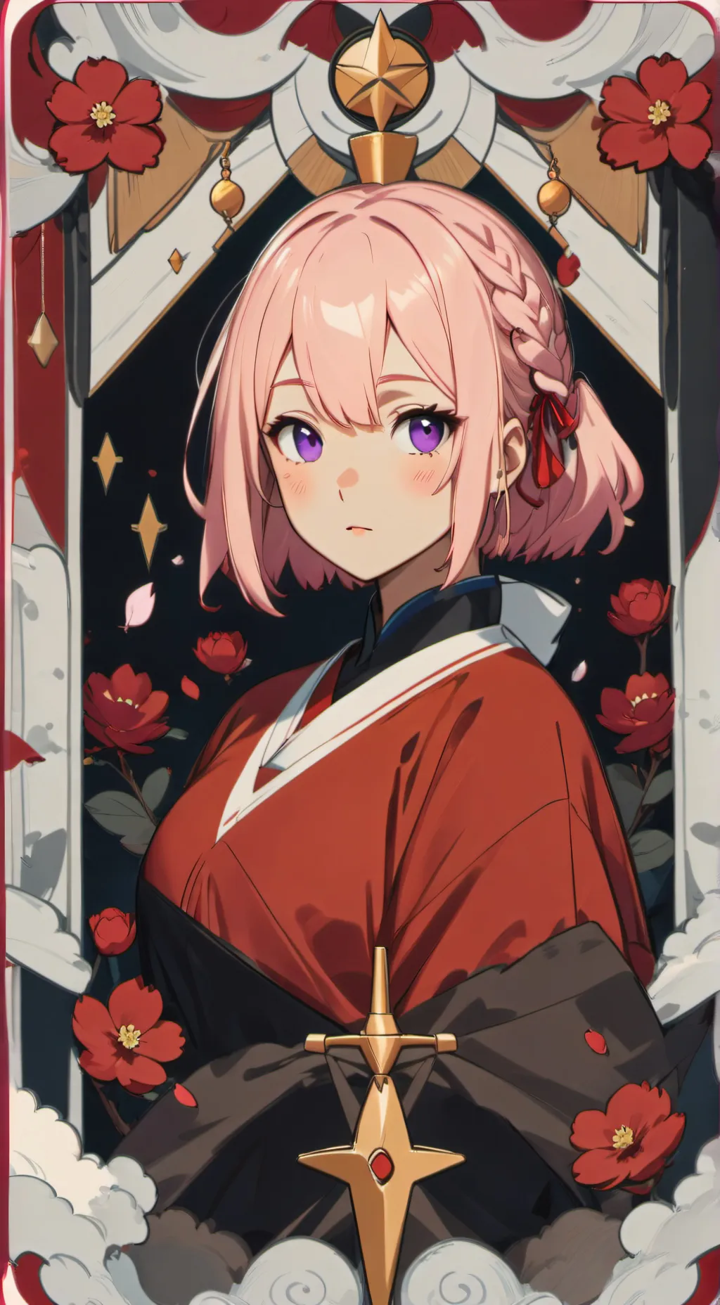 ai character: Sakura background